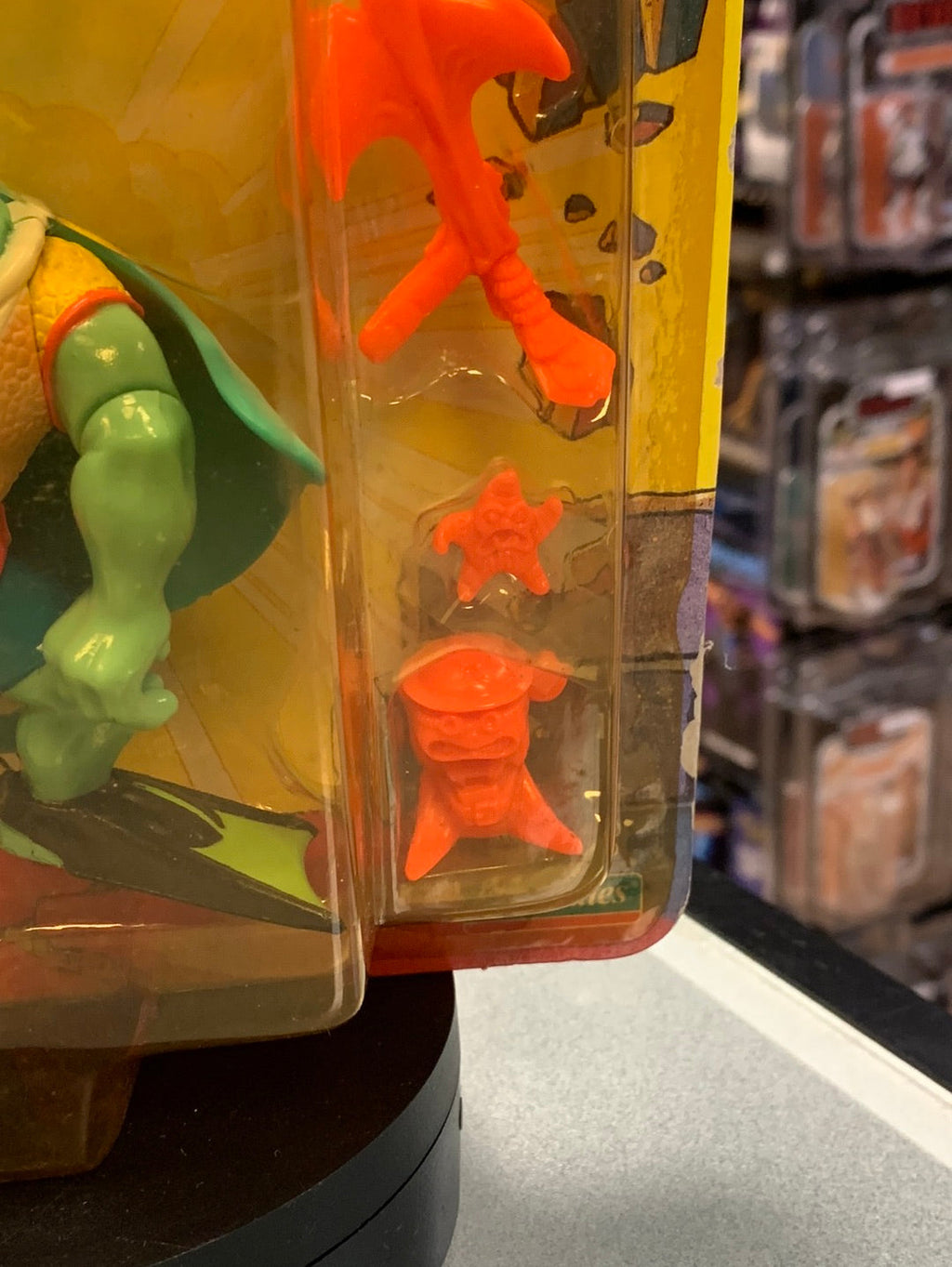 Ray Fillet 0143 (Vintage TMNT Ninja Turtles, Playmates) Sealed product image 6, provided for visual reference and product
