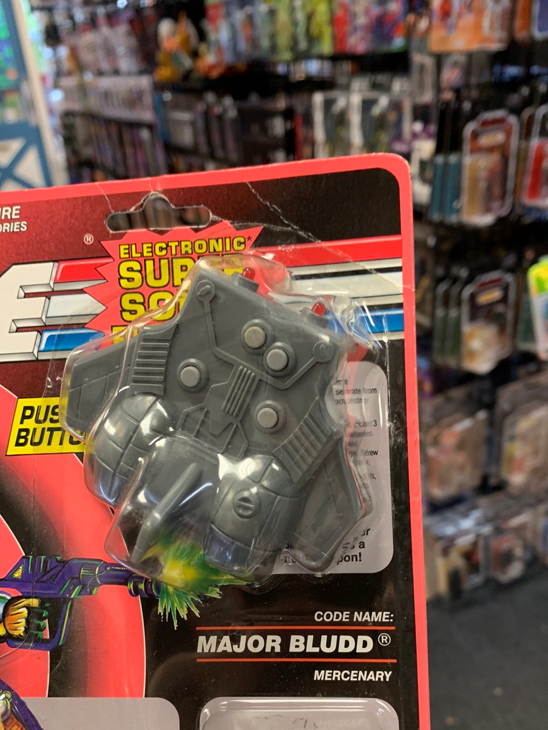 Sonic Fighters Major Bludd (Vintage GI Joe, Hasbro) Sealed product image 3, provided for visual reference and product detail