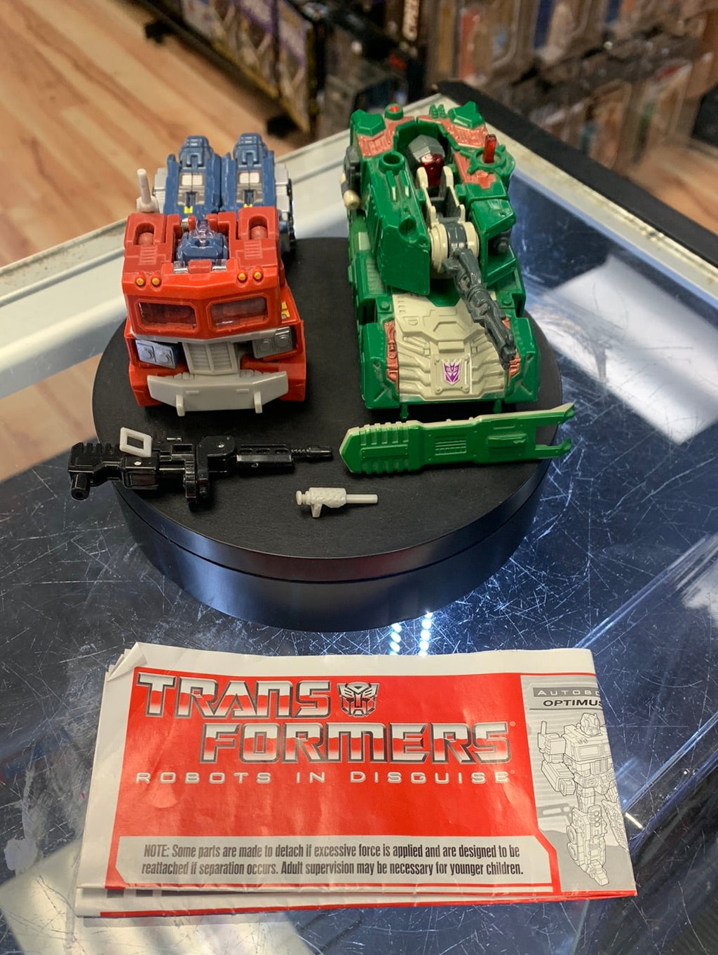 RID Megatron & Optimus Prime (Transformers Core Class, Hasbro) product image 1, provided for visual reference and product
