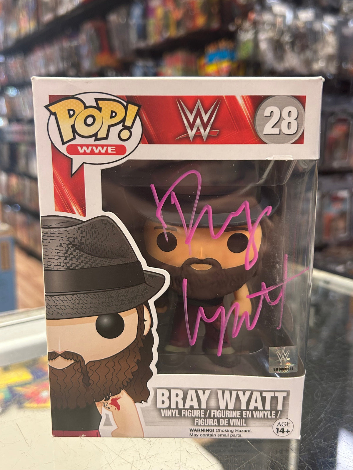Bray Wyatt signed Funko (Funko,WWE) *PSA* product image 1, provided for visual reference and product detail review