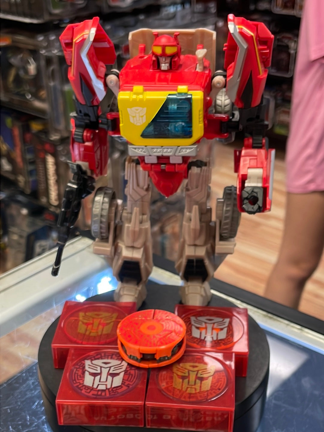 Generations Blaster with Data Disk Lot (Transformers Deluxe Class, Hasbro) Complete product image 2, provided for visual