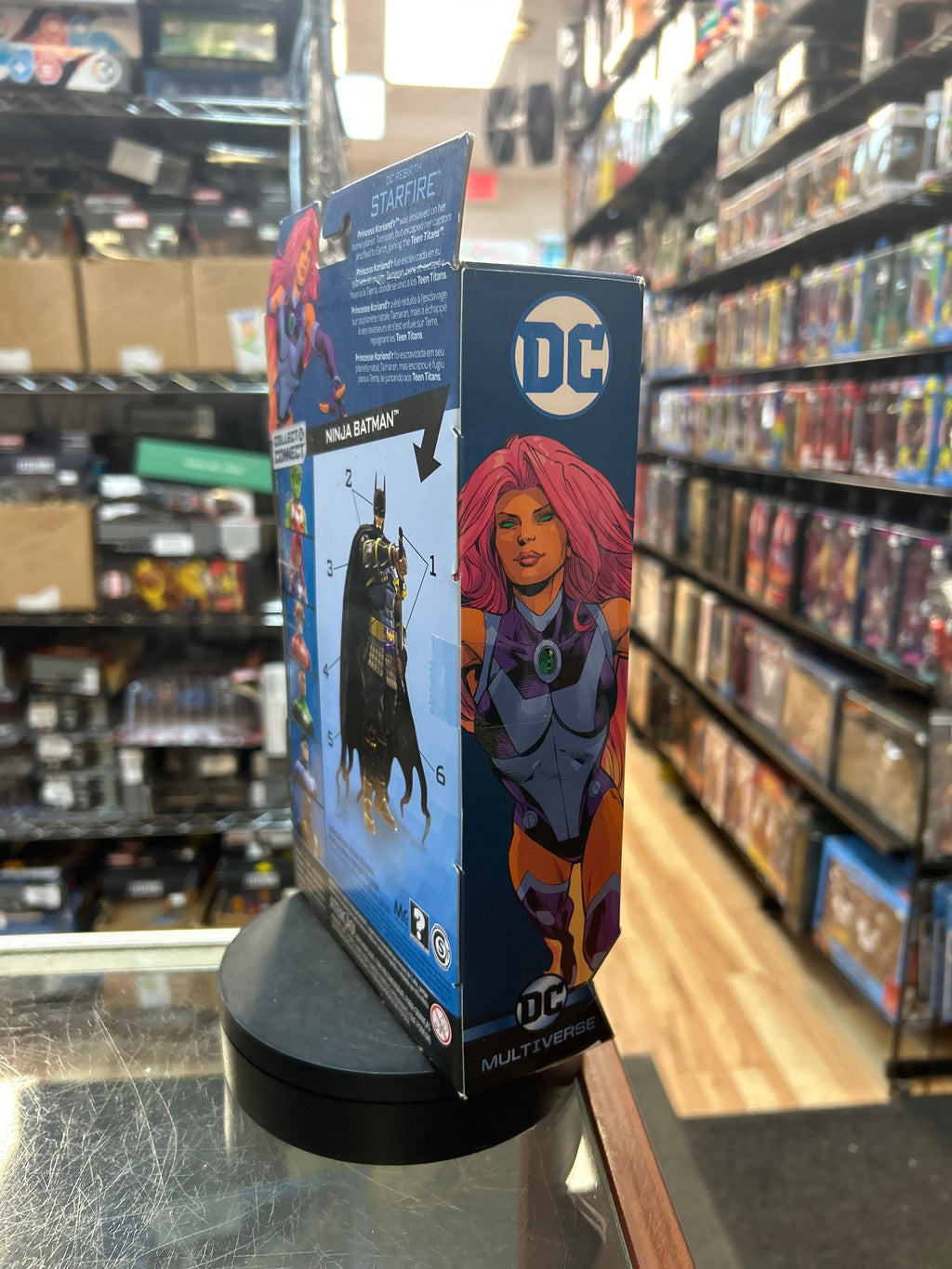 Starfire -BAF Ninja Batman- (DC Multiverse, Mattel) **SEALED** product image 3, provided for visual reference and product