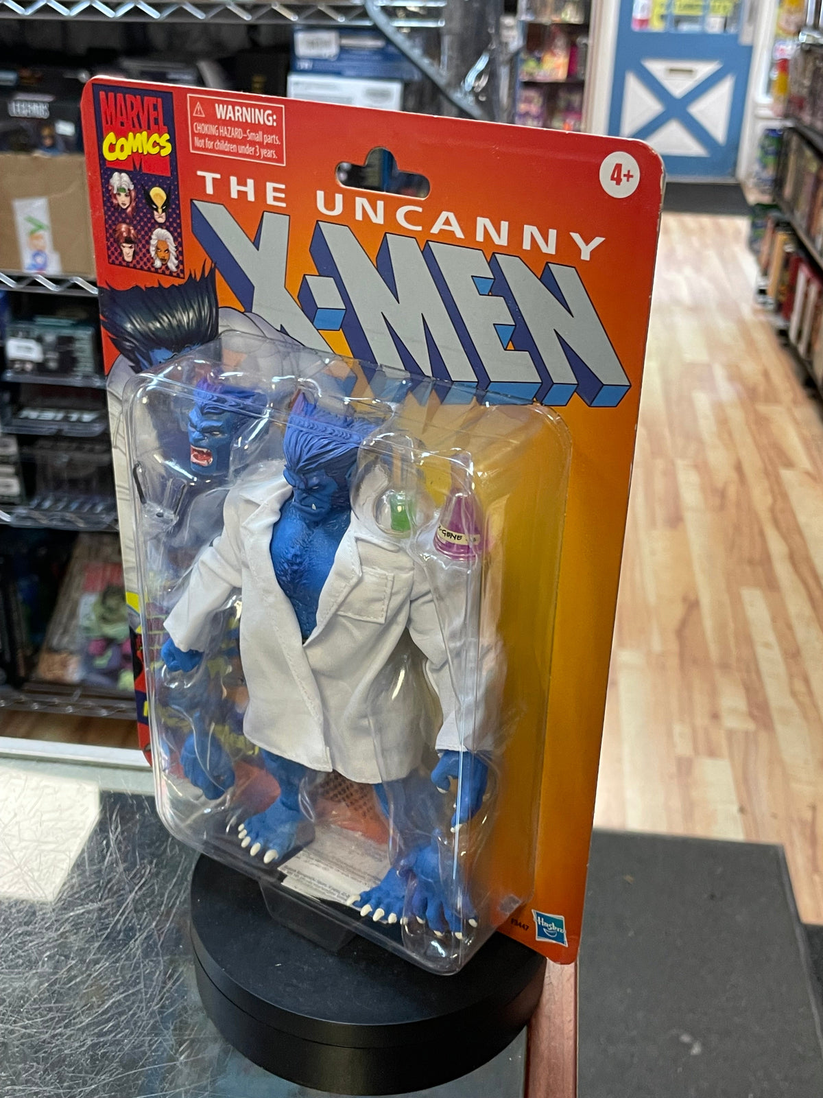 Marvel’s Beast Retro Card (X-Men, Marvel Legends, Hasbro) SEALED product image 4, provided for visual reference and product
