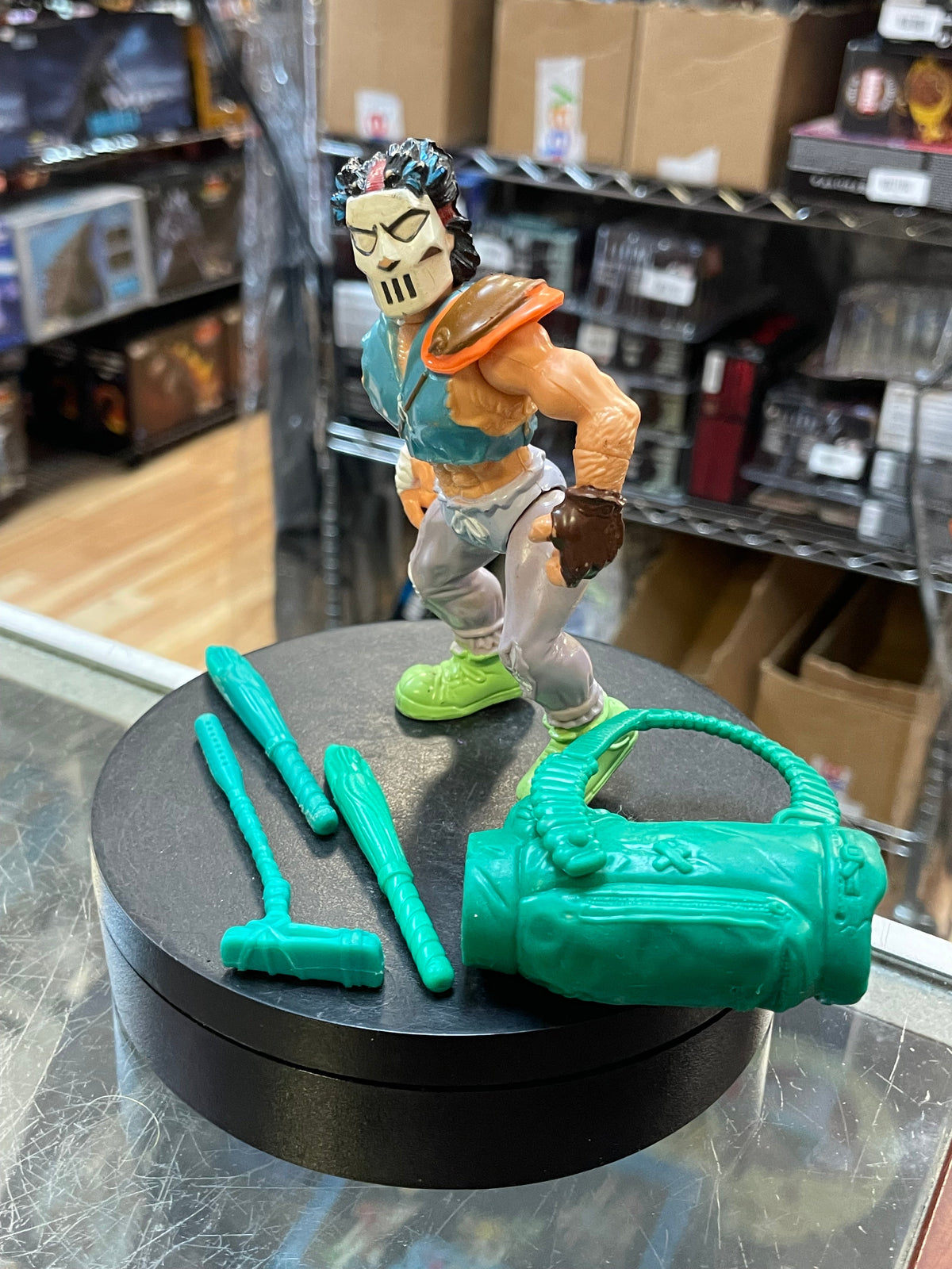 Casey Jones 2455 (TMNT Ninja Turtles, Playmates) **COMPLETE** product image 2, provided for visual reference and product