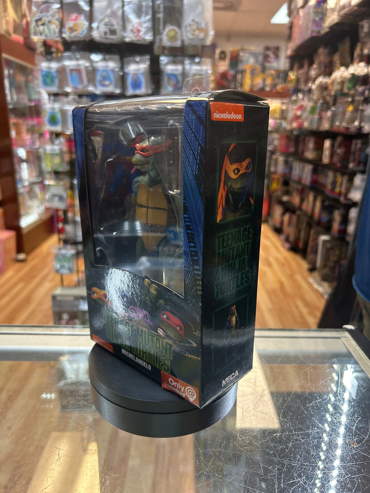 Michelangelo -GameStop- (TMNT Ninja Turtles, NECA) **SEALED** product image 6, provided for visual reference and product