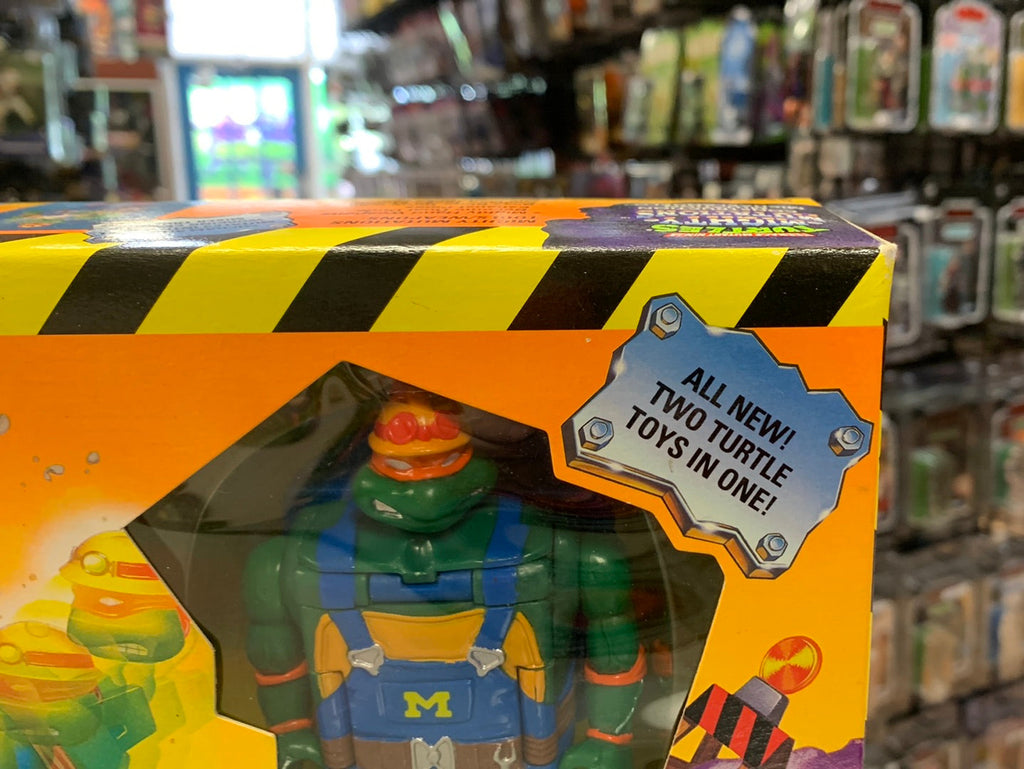 Mighty Mutations Michaelangelo 0092 (Vintage TMNT Ninja Turtles, Playmates) Sealed product image 3, provided for visual
