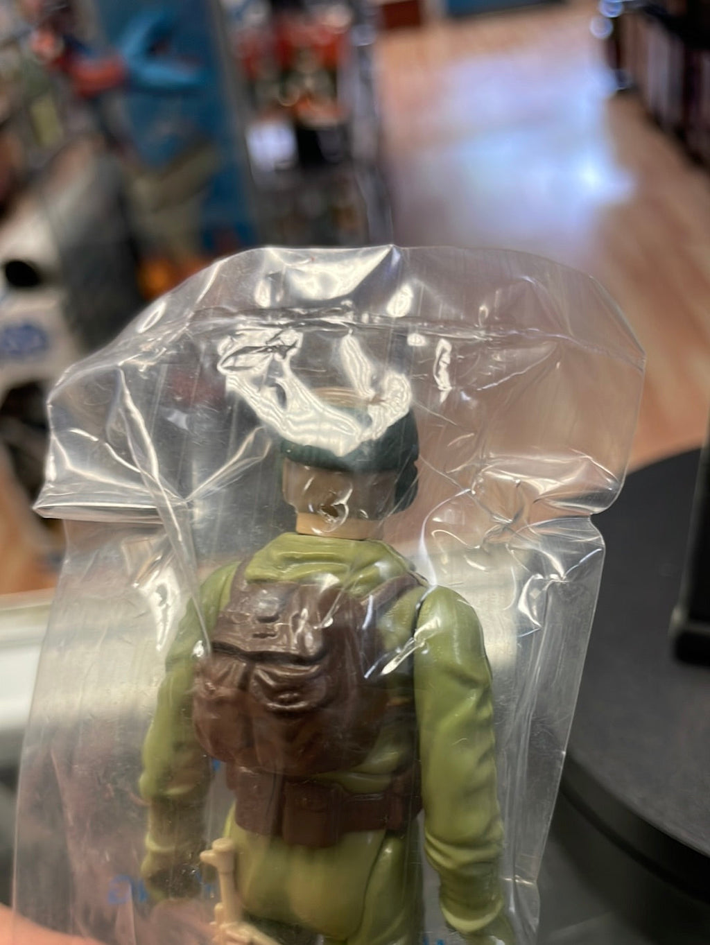 Bagged Painted Face Rebel Commando (Vintage Star Wars, Kenner) Sealed product image 6, provided for visual reference and