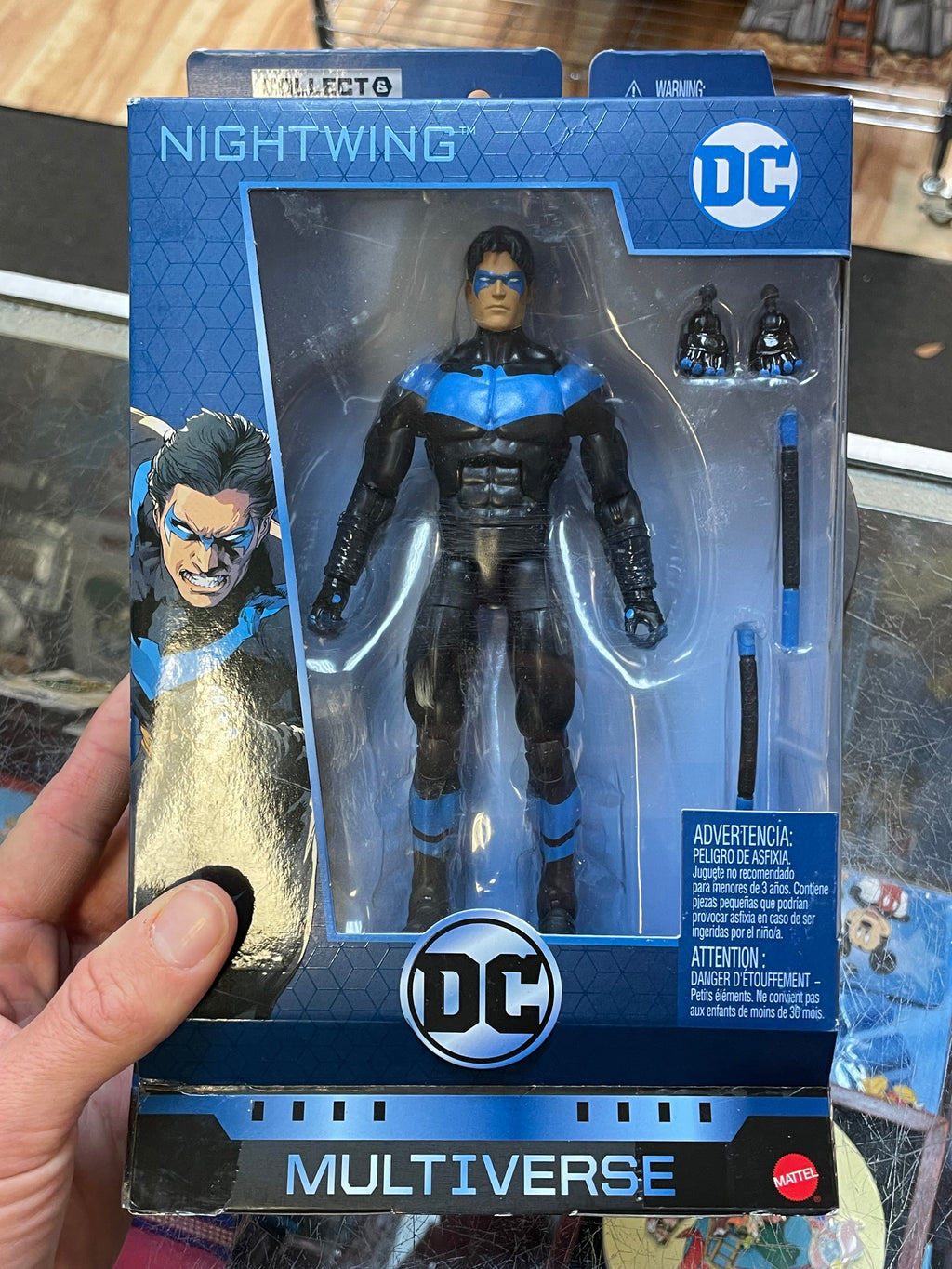 Nightwing -BAF Ninja Batman- (DC Multiverse, Mattel) **SEALED** product image 5, provided for visual reference and product