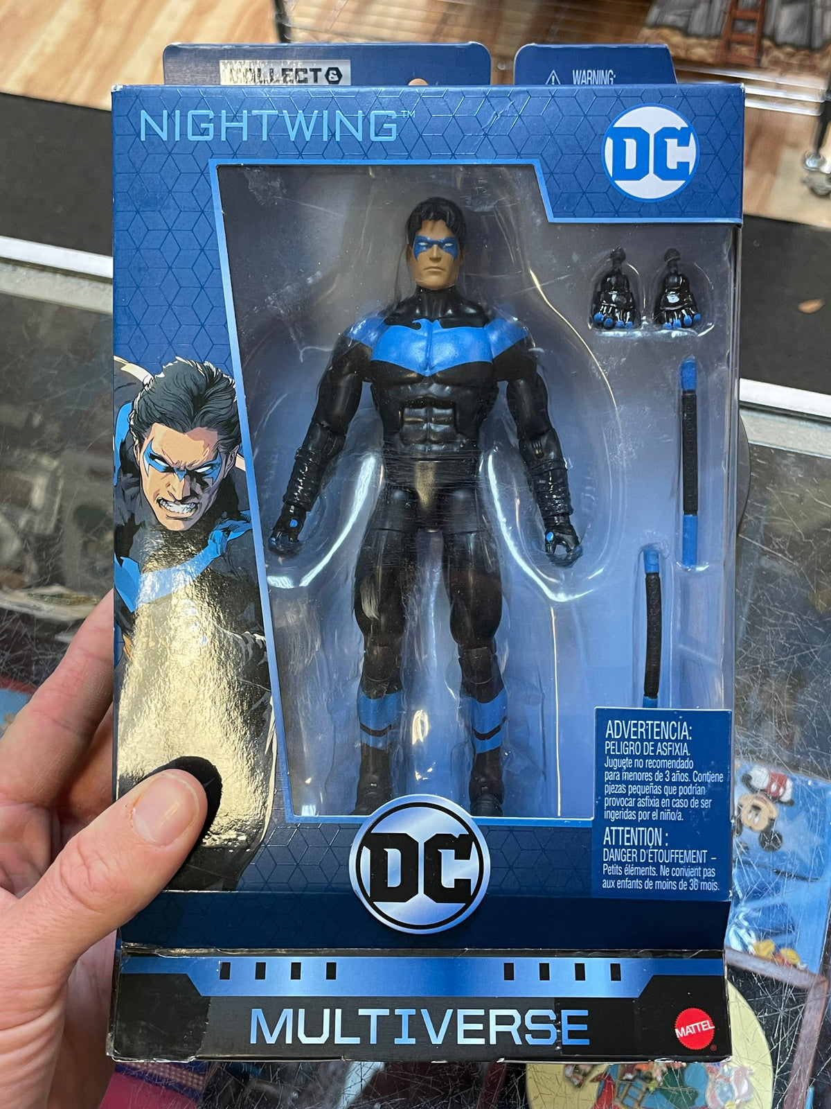 Nightwing -BAF Ninja Batman- (DC Multiverse, Mattel) **SEALED** product image 5, provided for visual reference and product