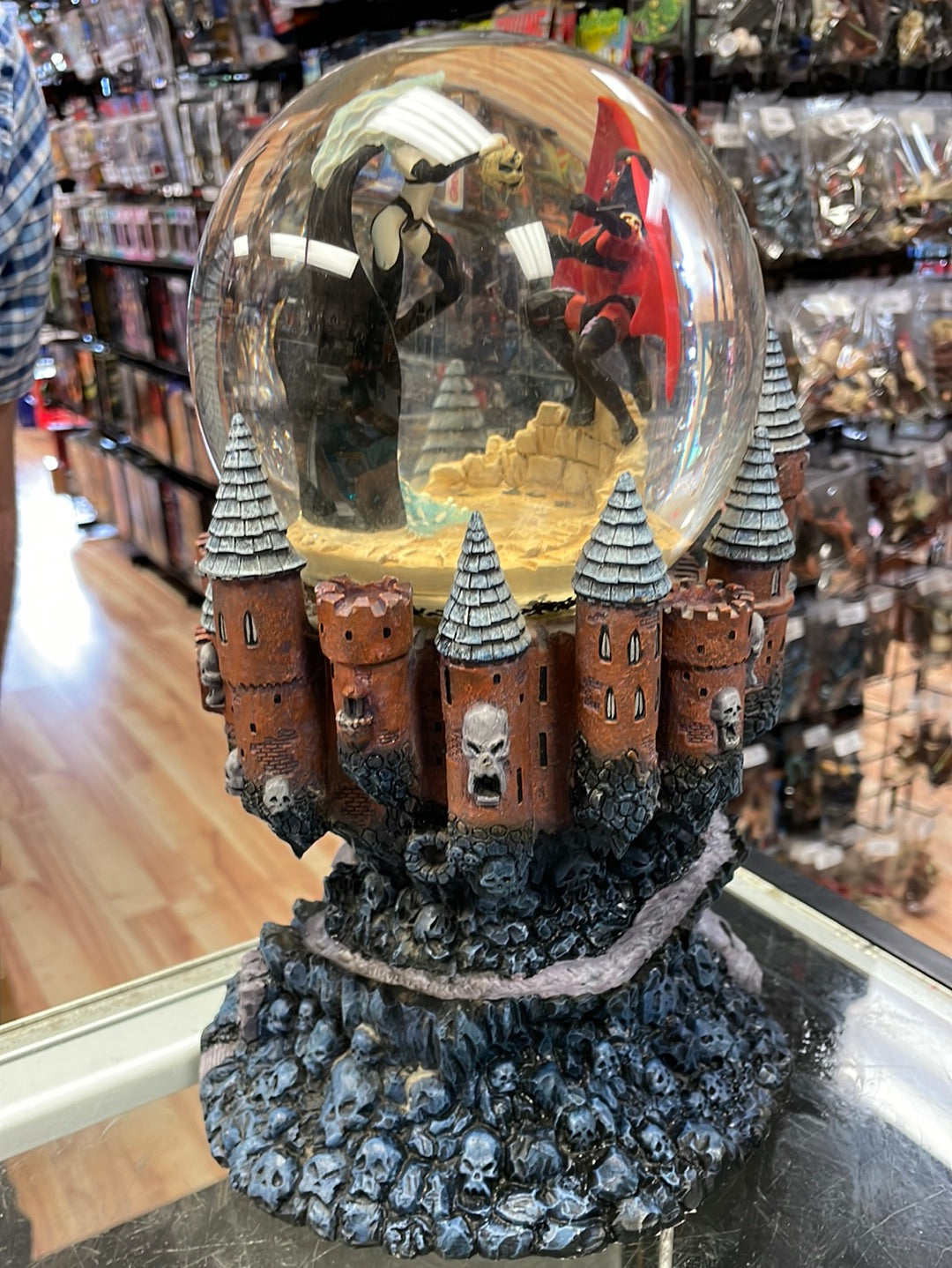 Lady Death vs Purgatori Musical Snow Globe (Chaos Comics, Lady Death) product image 2, provided for visual reference and