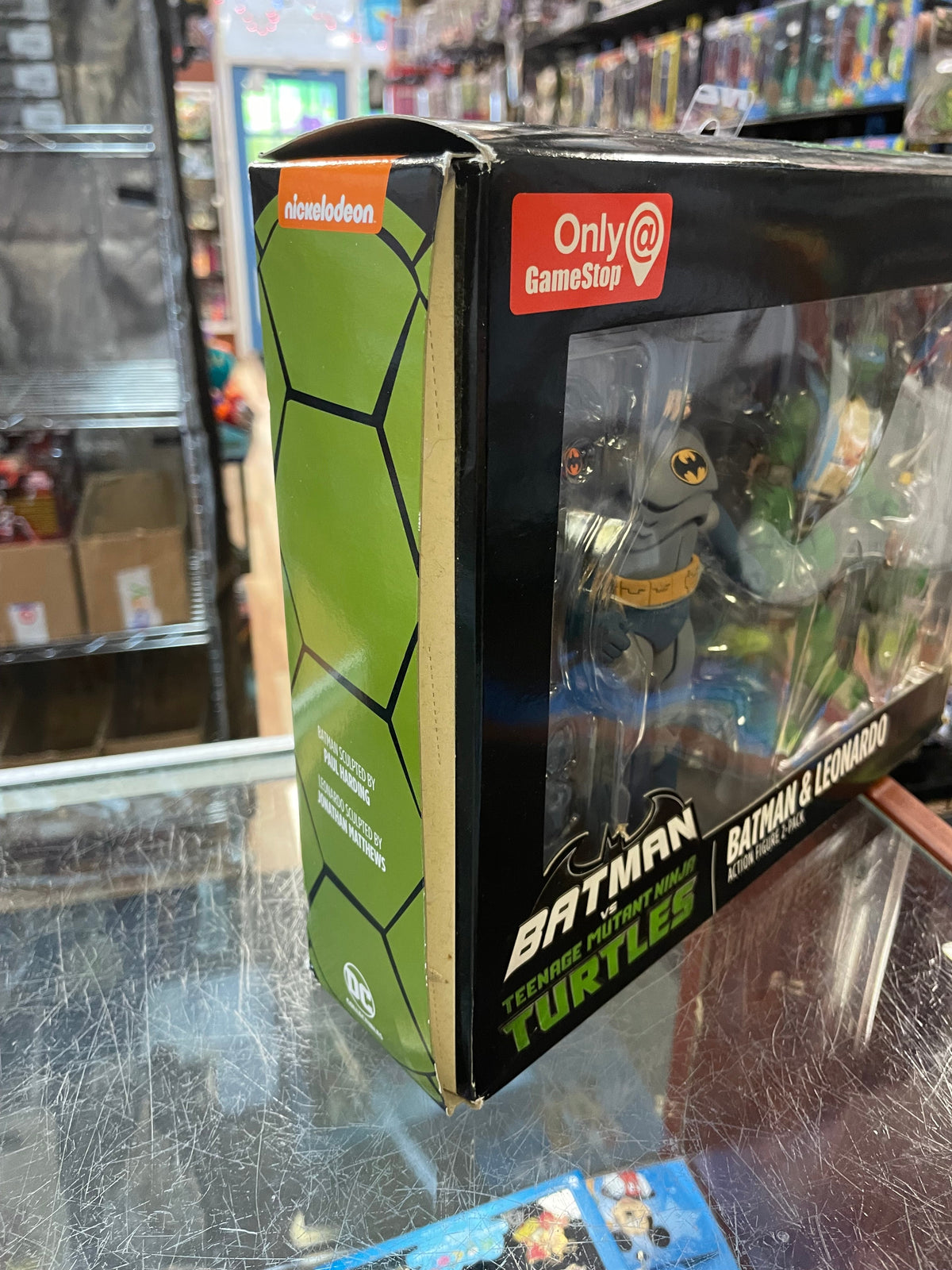 Batman & Leonardo 2 Pack (Batman Vs Teenage Ninja Turtles, DC Collectibles) NEW/OPEN product image 12, provided for visual