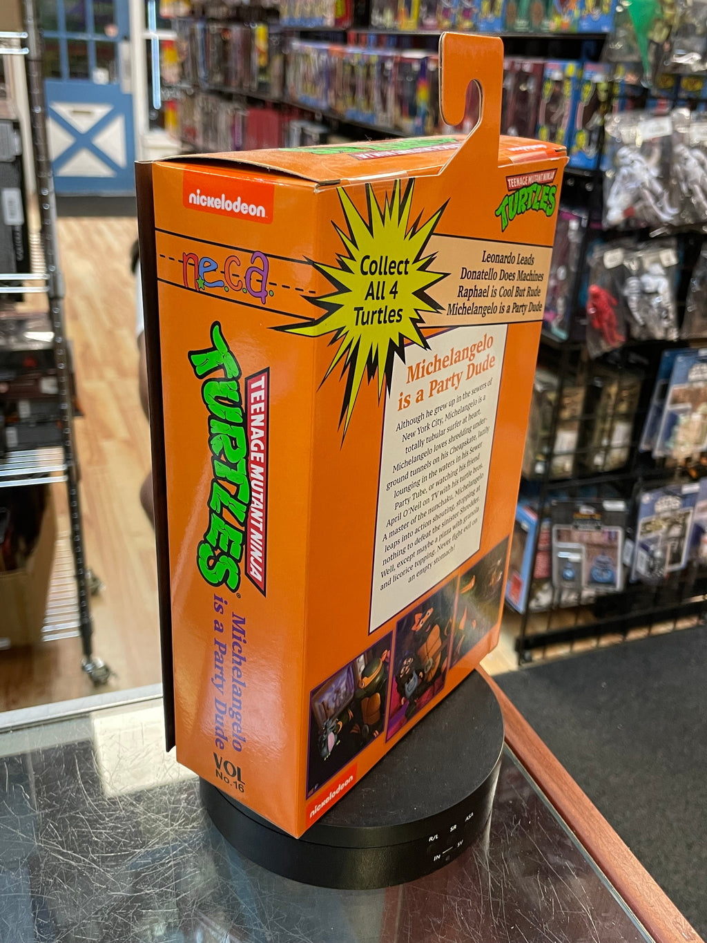 Pizza Club Michelangelo (Neca, TMNT) **SEALED** product image 3, provided for visual reference and product detail review