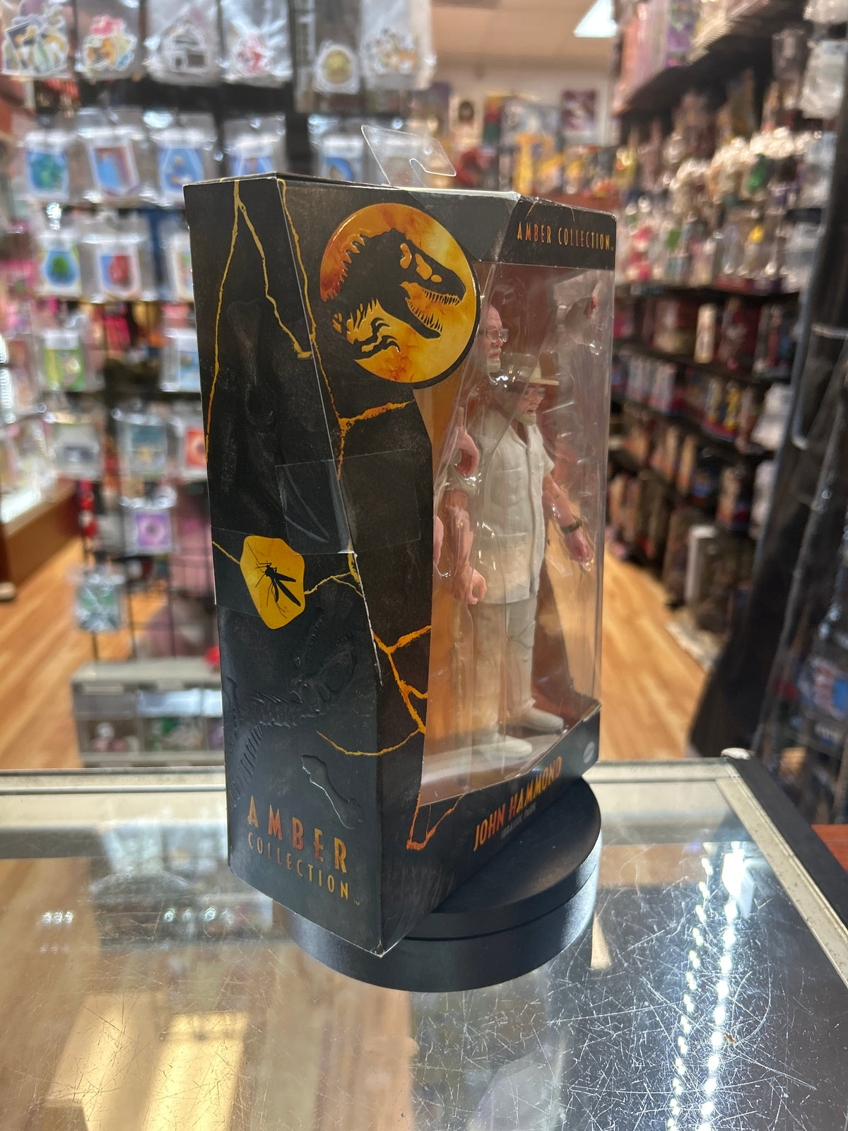 John Hammond (Jurassic Park Amber Collection, Mattel) **SEALED** product image 2, provided for visual reference and product
