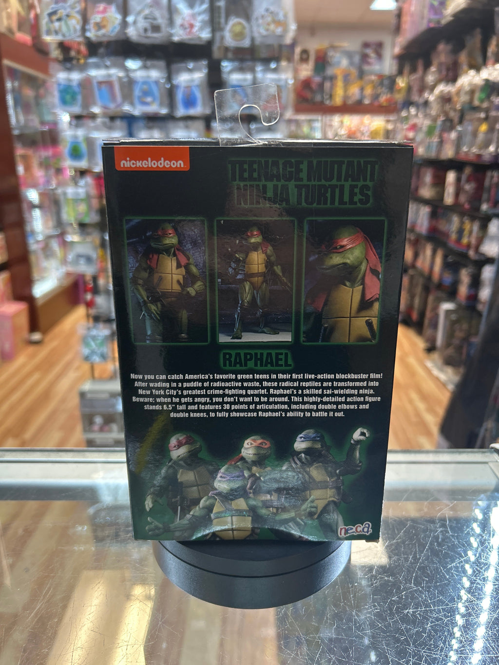 Raphael -GameStop- (TMNT Ninja Turtles, NECA) **SEALED** product image 4, provided for visual reference and product detail