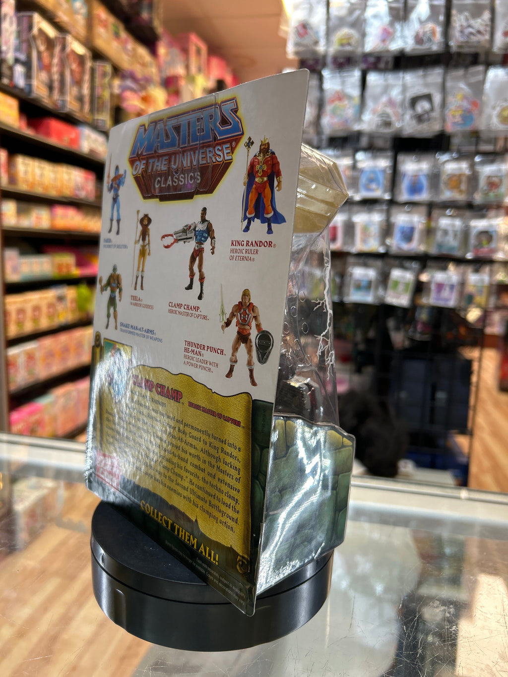 Clamp Champ (Mattel, Classics, MOTU) **SEALED** product image 3, provided for visual reference and product detail review