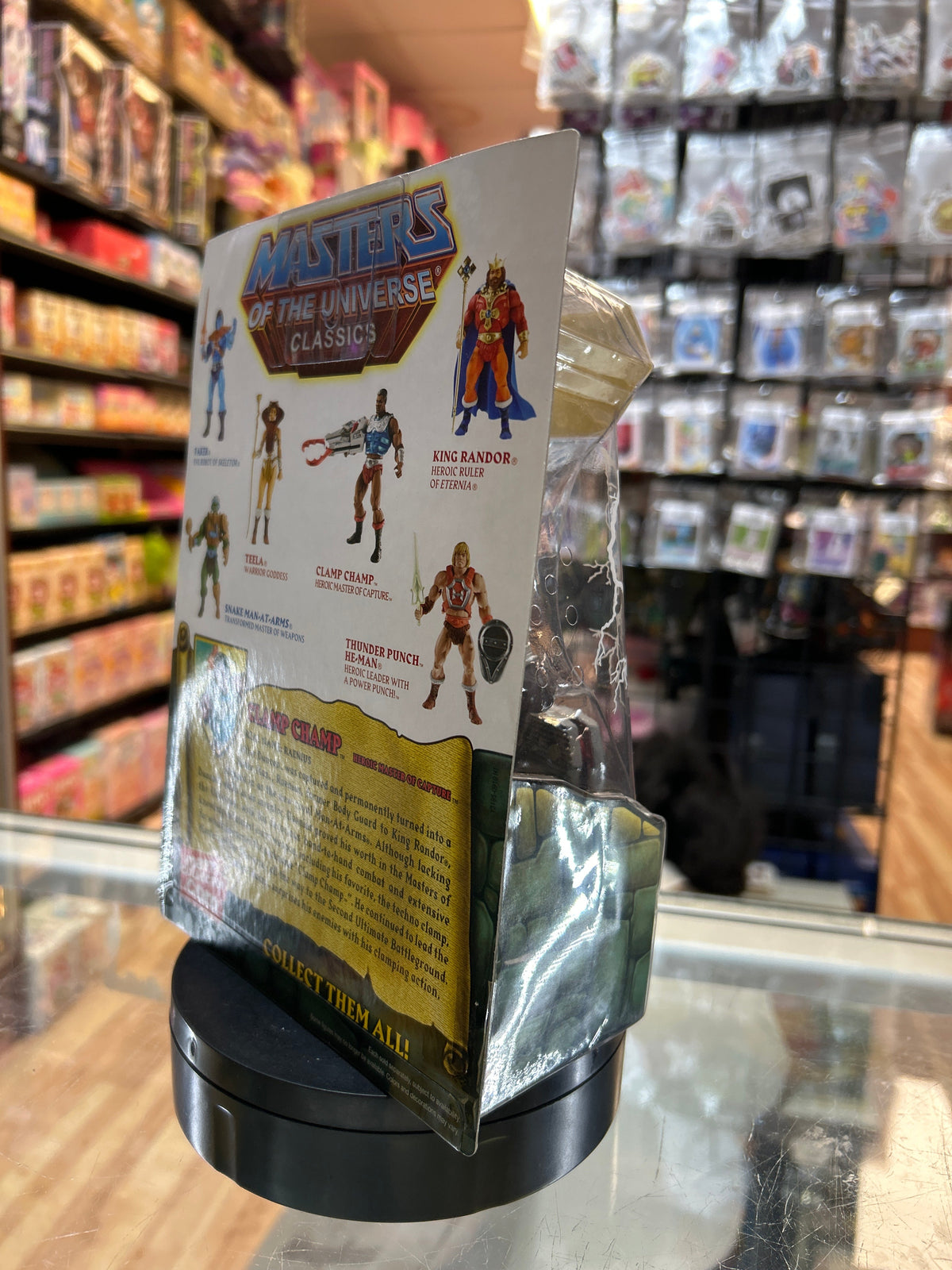 Clamp Champ (Mattel, Classics, MOTU) **SEALED** product image 3, provided for visual reference and product detail review