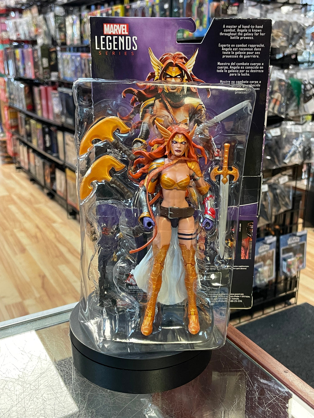 Angela BAF Titus (Marvel Legends, Hasbro) *NO BAF* product image 1, provided for visual reference and product detail review