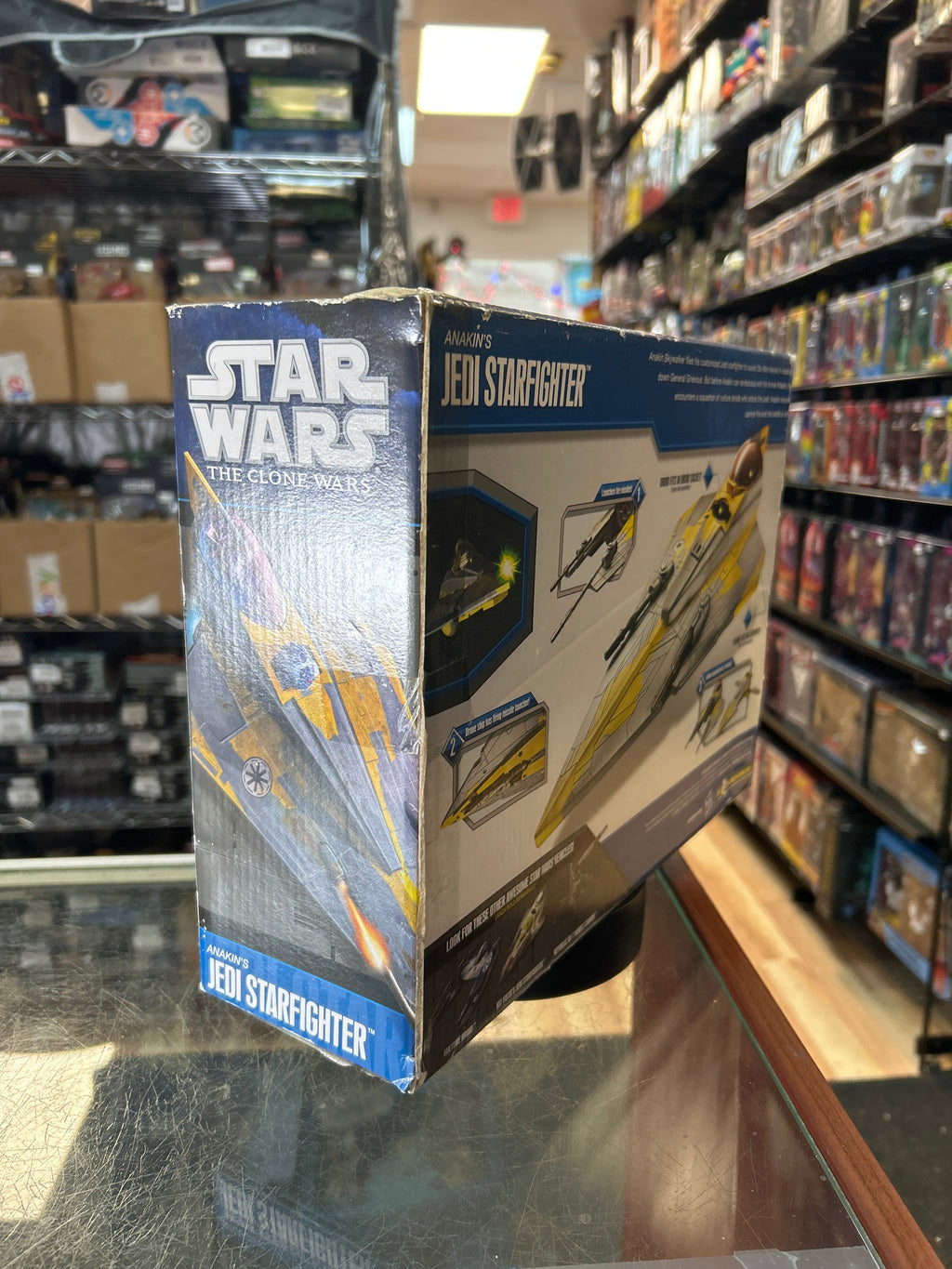 Anakin Starfighter -Clone Wars- (Vintage Star Wars, Hasbro) **SEALED** product image 5, provided for visual reference and