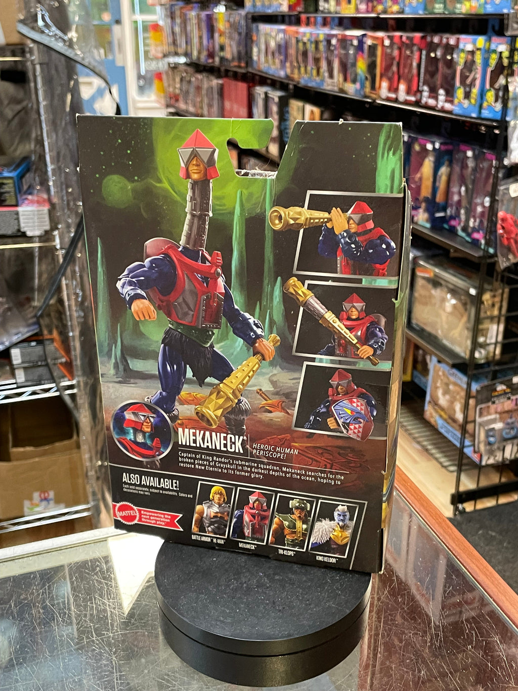 New Eternia Mekaneck (MOTU Masterverse, Mattel) **SEALED** product image 6, provided for visual reference and product detail