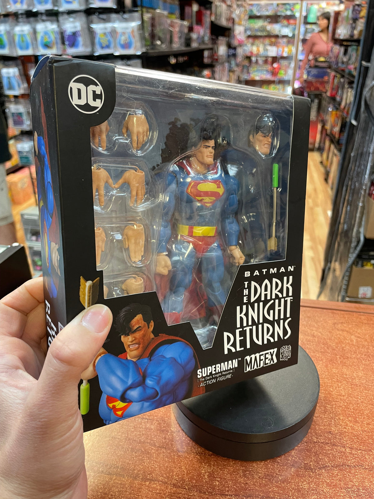 Superman TDKR No.161 (The Dark Knight Returns, DC Medicom Mafex) SEALED product image 7, provided for visual reference and
