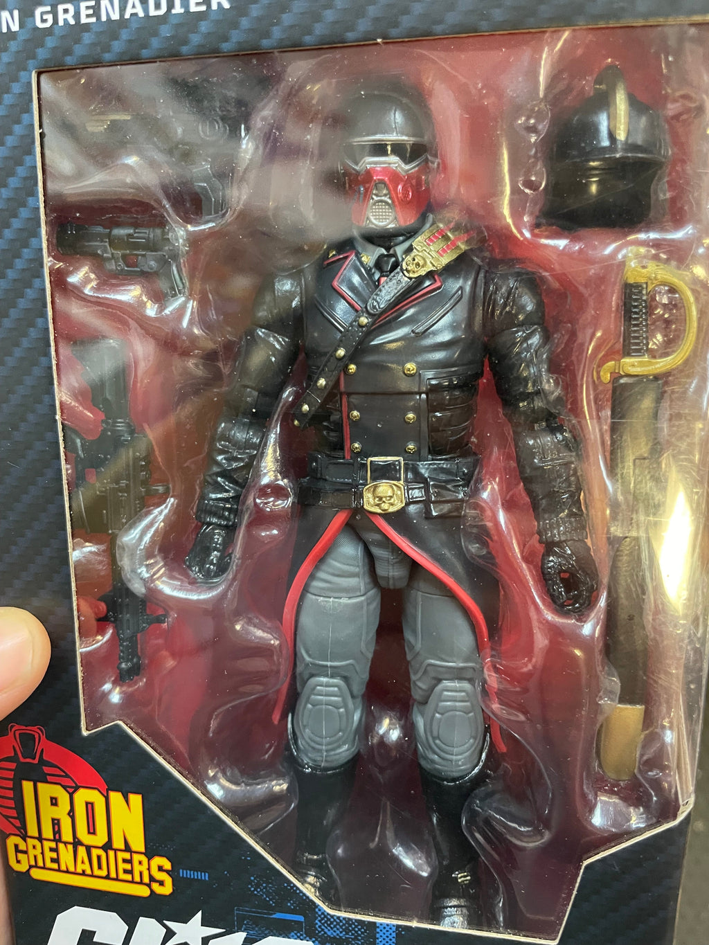 Cobra Iron Grenadier (GI Joe Classified, Hasbro) **SEALED** product image 5, provided for visual reference and product
