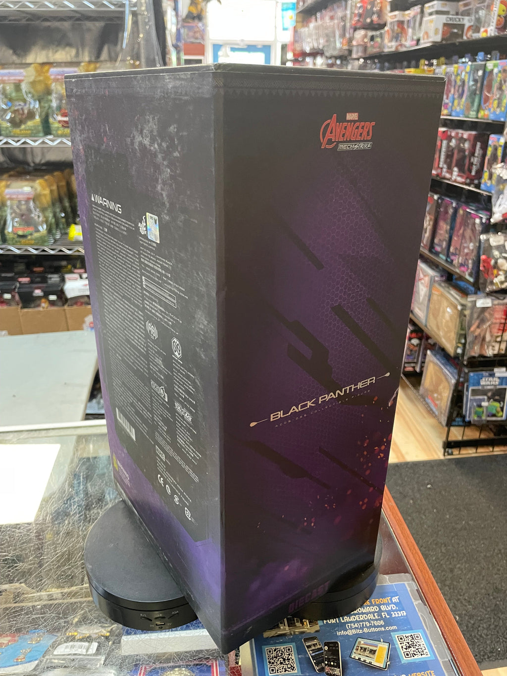 Black Panther Die-Cast AC05-D55 1/6 Scale Marvel Avengers MechStrike, Hot Toys) COMPLETE product image 47, provided for
