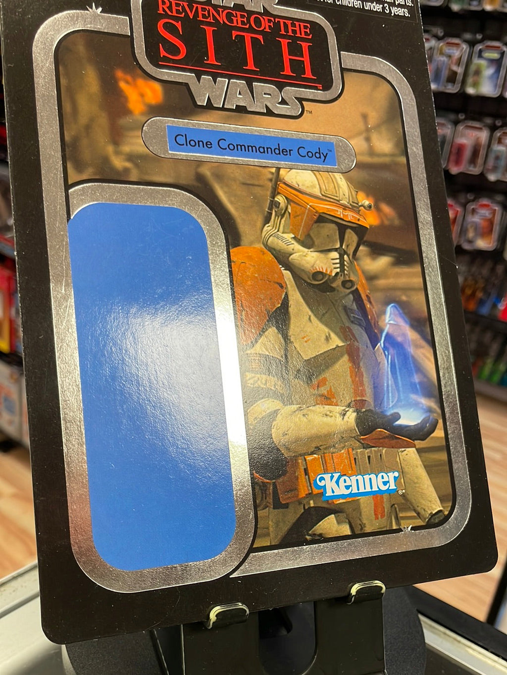 Clone Commander Cody Proof Card (Revenge of the Sith, Vintage Collection VCHasbro) product image 4, provided for visual