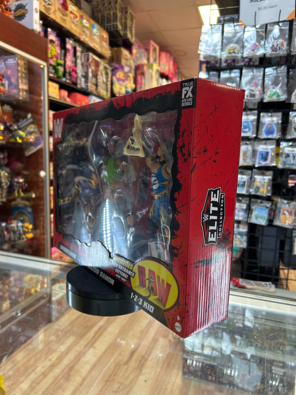 Undertaker, Razor Ramon, And 1-2-3 Kid 3-pack (Mattel, WWE Elite) **SEALED** product image 6, provided for visual reference