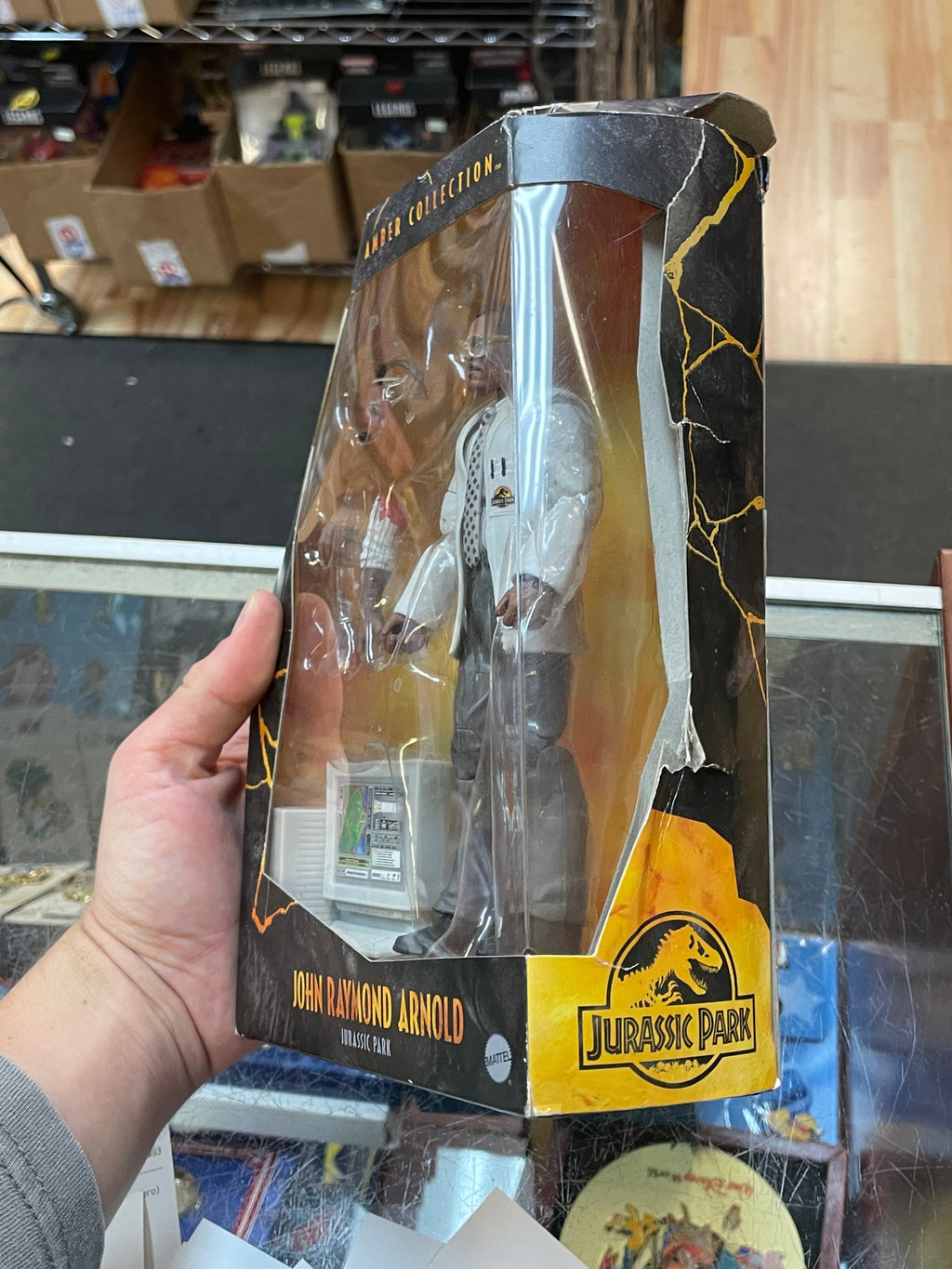 John Raymond Arnold (Jurassic Park, Amber Collectio) **NEW** product image 5, provided for visual reference and product