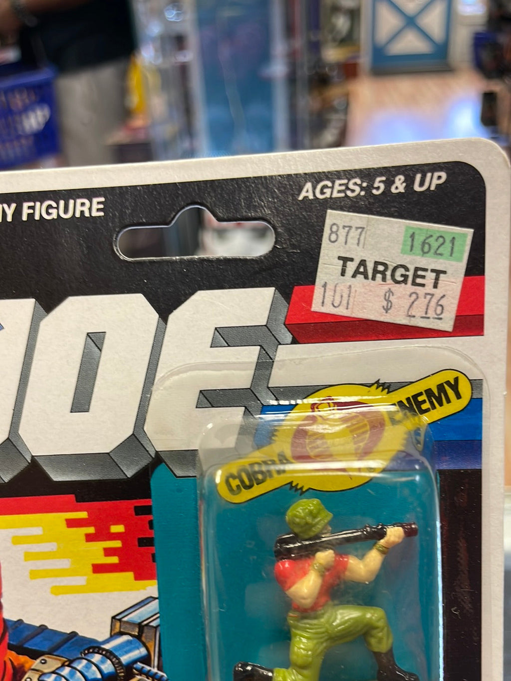 Astro Viper with Micro Figure (Vintage GI Joe, Hasbro) Sealed product image 3, provided for visual reference and product