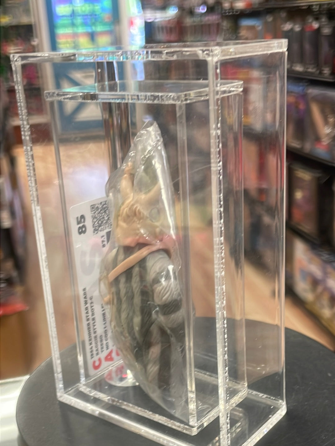 Bagged ROTJ Teebo No COO (Vintage Star Wars, Kenner) CAS Graded 85 product image 7, provided for visual reference and
