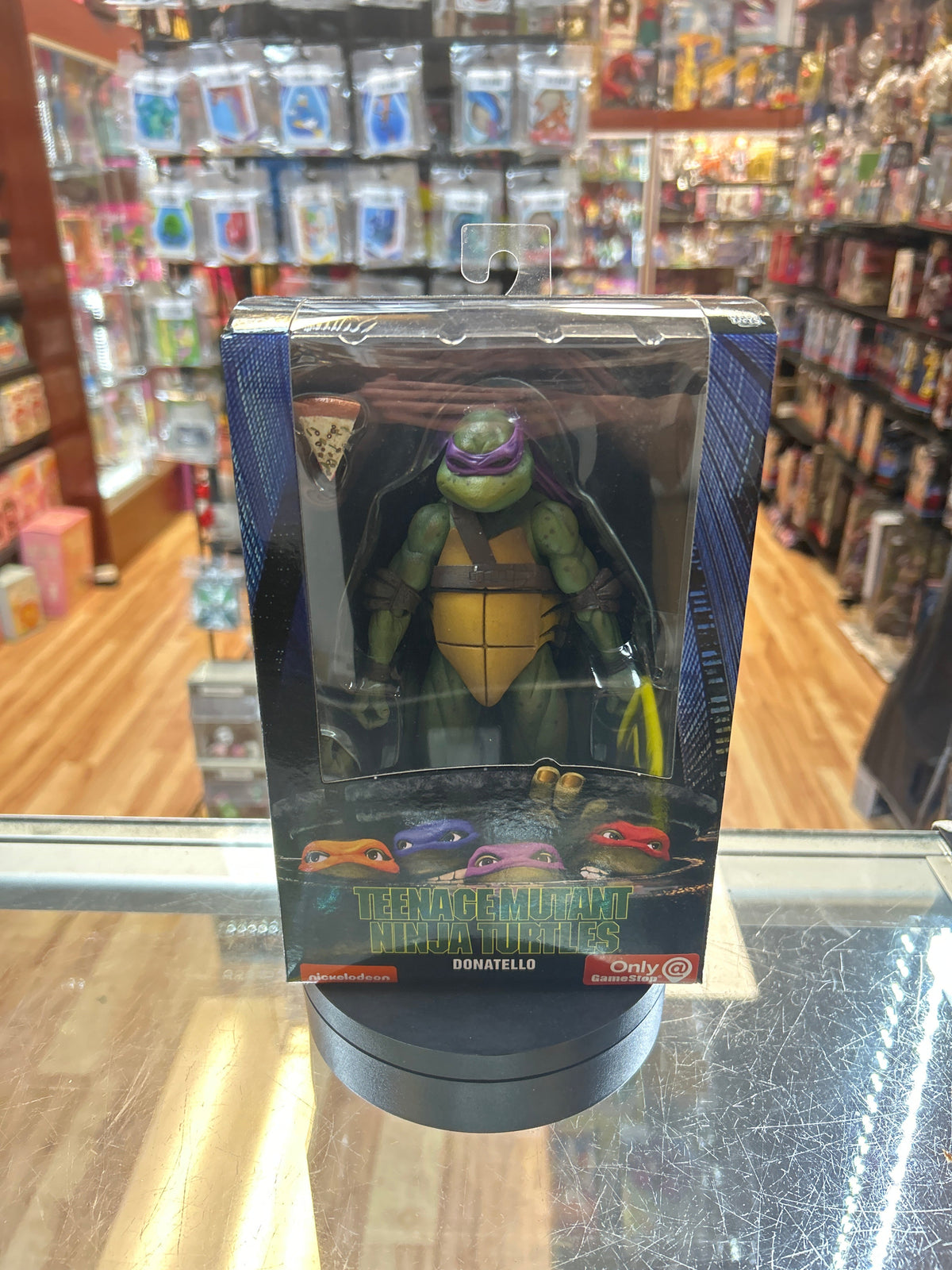 Donatello -GameStop- (TMNT Ninja Turtles, NECA) **SEALED** product image 1, provided for visual reference and product detail