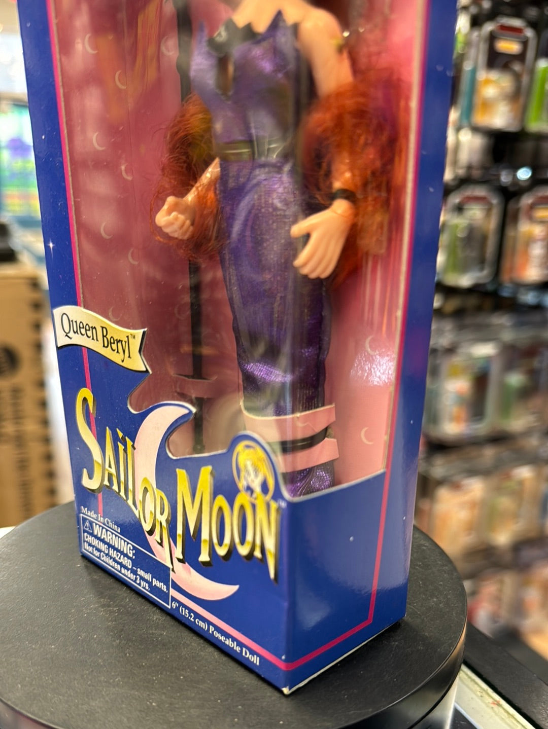 Queen Beryl Adventure Doll (Vintage Sailor Moon, Bandai) Sealed Box product image 7, provided for visual reference and