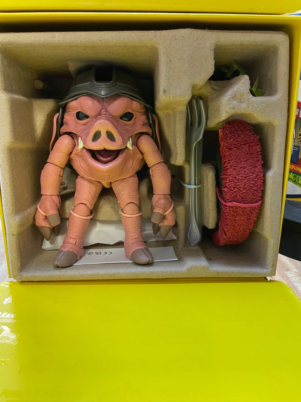 Pudgy Pig Lunch Box -Exclusive- (MMPR Lightning Collection, Hasbro) *NEW* product image 2, provided for visual reference and