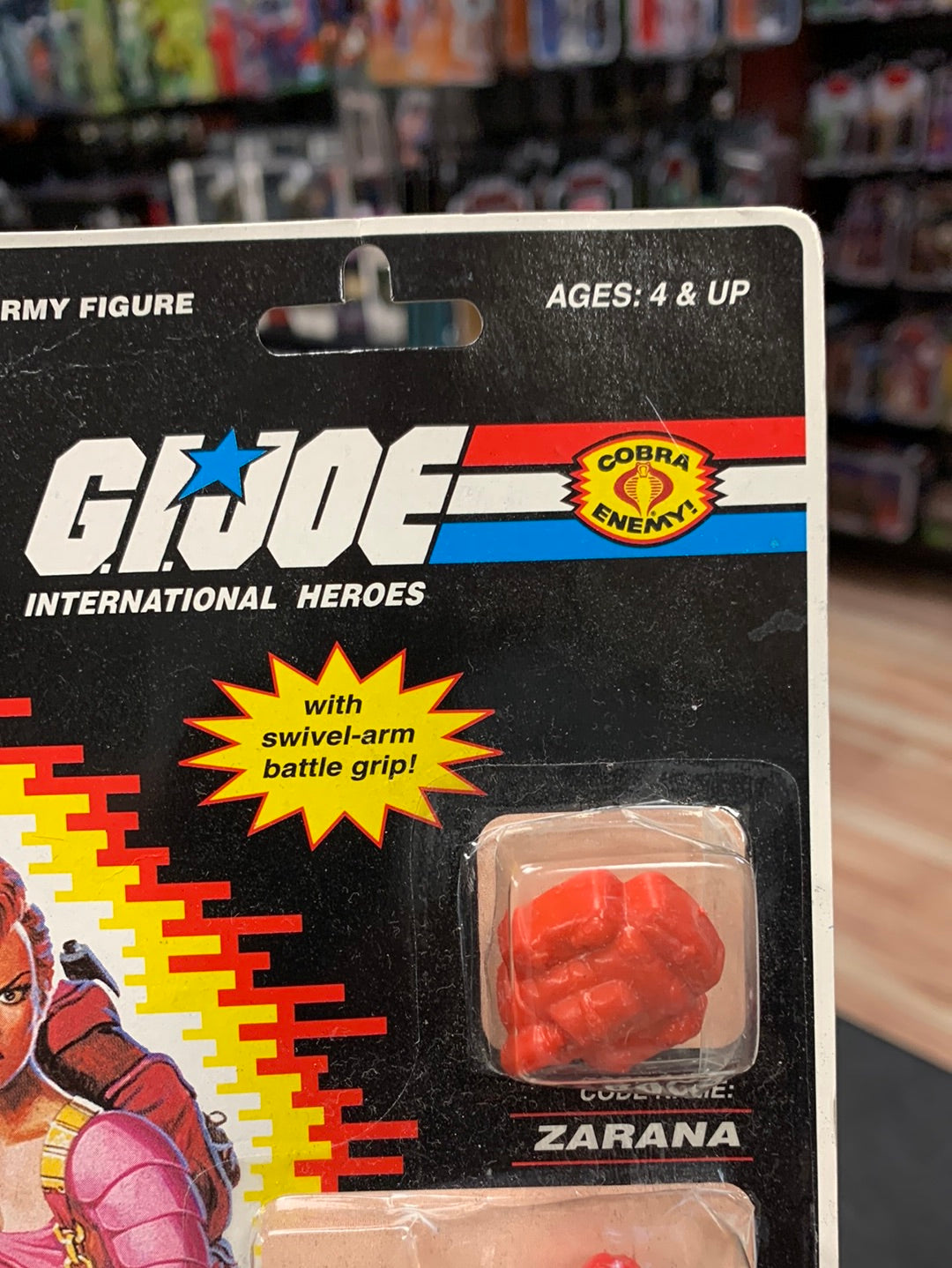 Zarana (Vintage GI Joe, FunSkool India) Sealed product image 3, provided for visual reference and product detail review