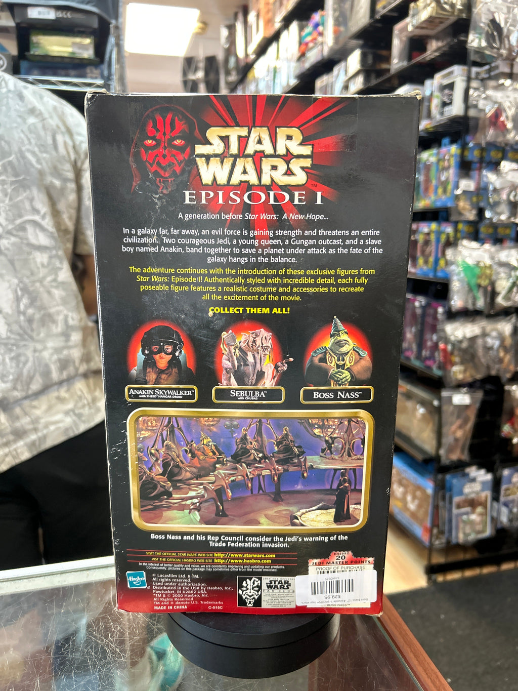 Boss Nass 12" -Episode 1- (Vintage Star Wars, Hasbro) **SEALED** product image 4, provided for visual reference and product