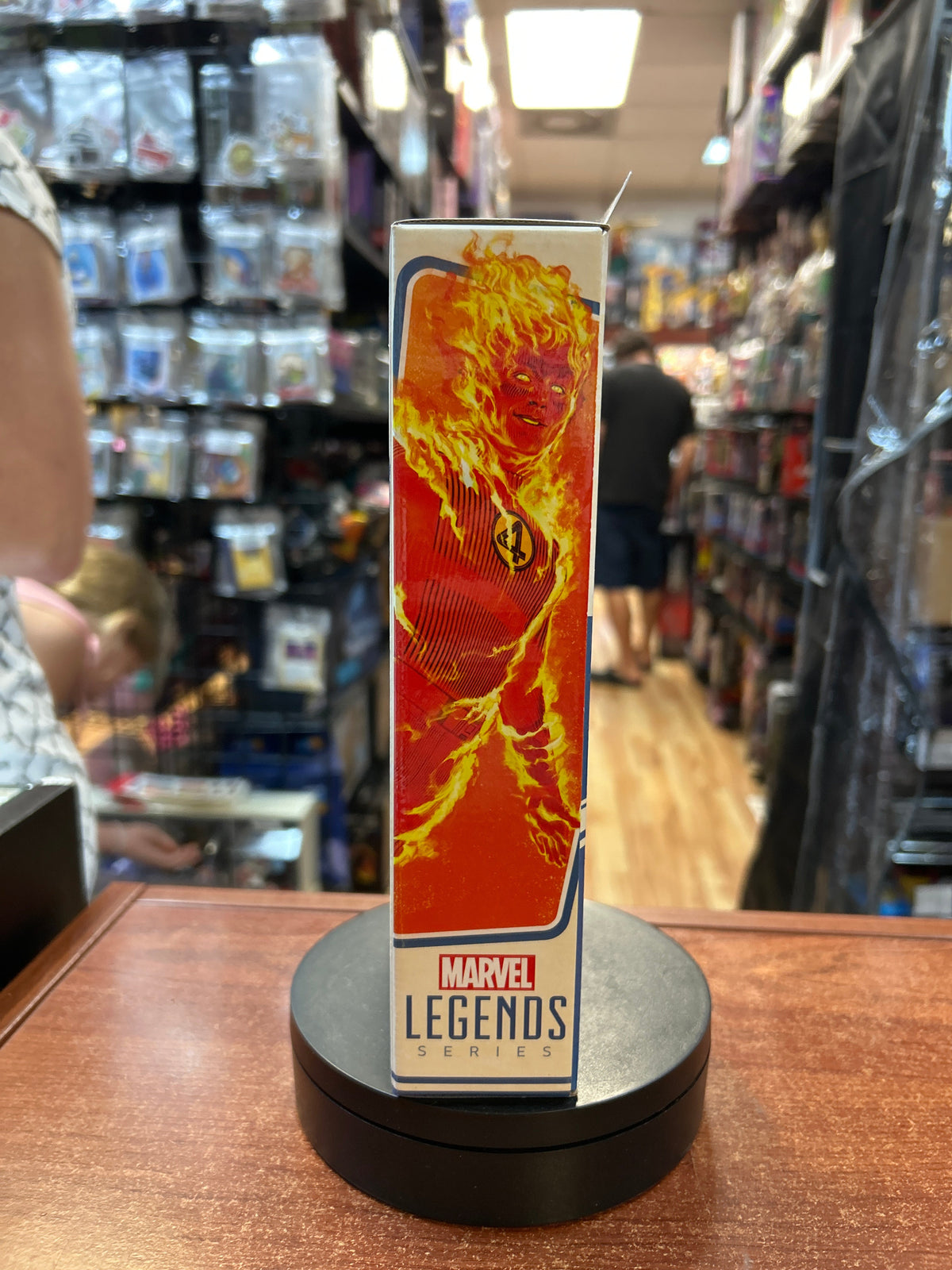 Human Torch -Fantastic Four- (Marvel Legends, Hasbro) **SEALED** product image 4, provided for visual reference and product