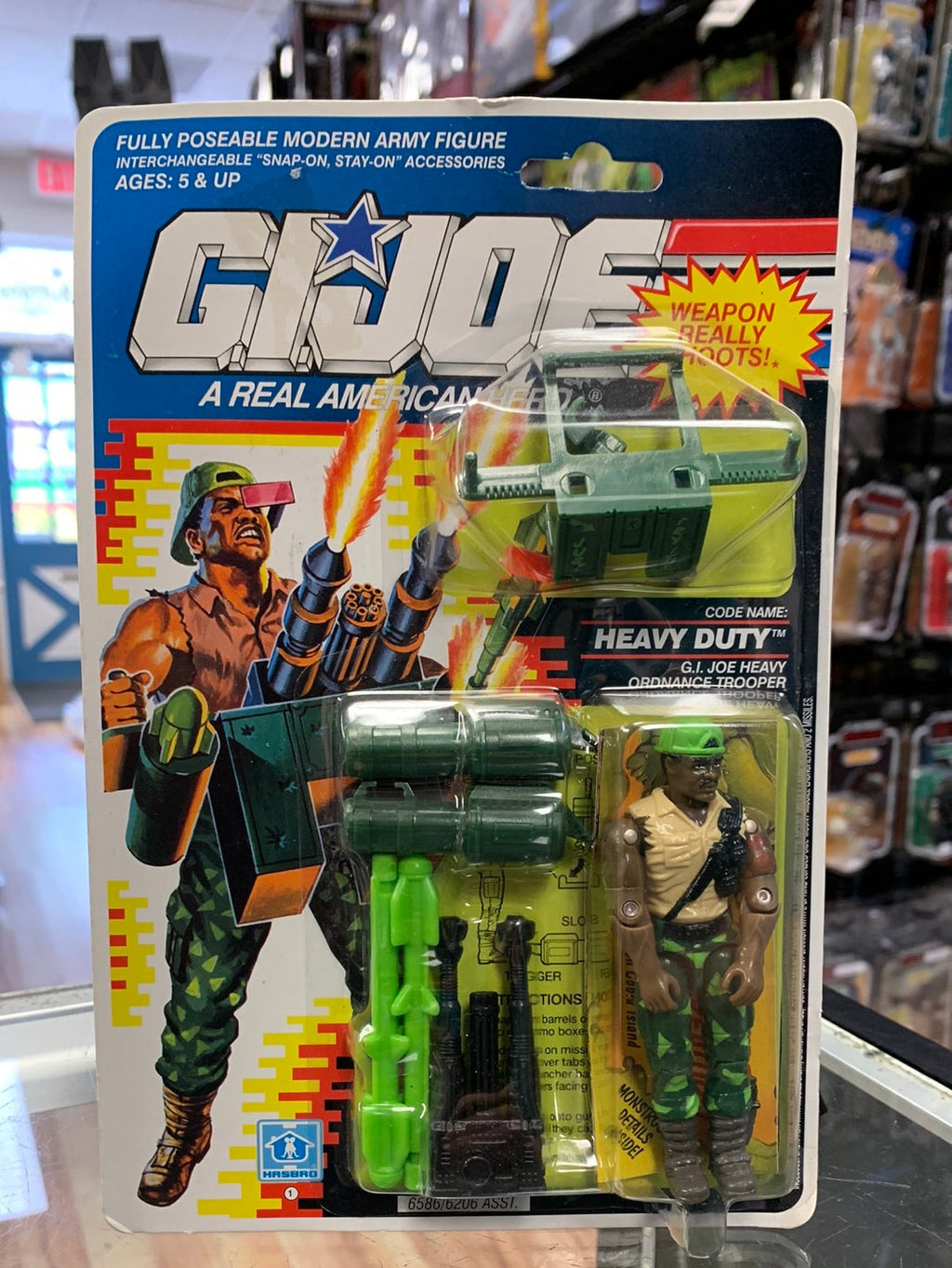 Heavy Duty Ordance Trooper (Vintage GI Joe, Hasbro) Sealed product image 1, provided for visual reference and product detail