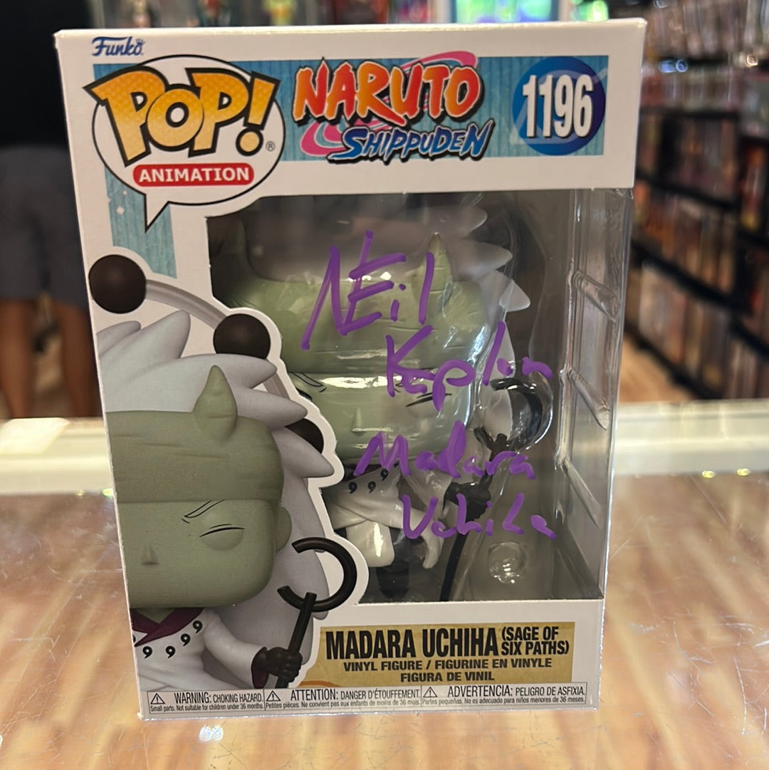 Madara Uchiha signed by Neil Kaplan (Funko, Naruto) *JSA* product image 2, provided for visual reference and product detail