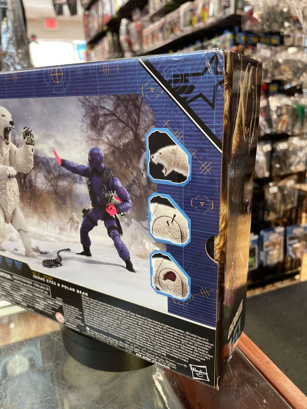 Snake Eyes & Polar Bear (GI Joe Classified Series, Hasbro) SEALED product image 3, provided for visual reference and product