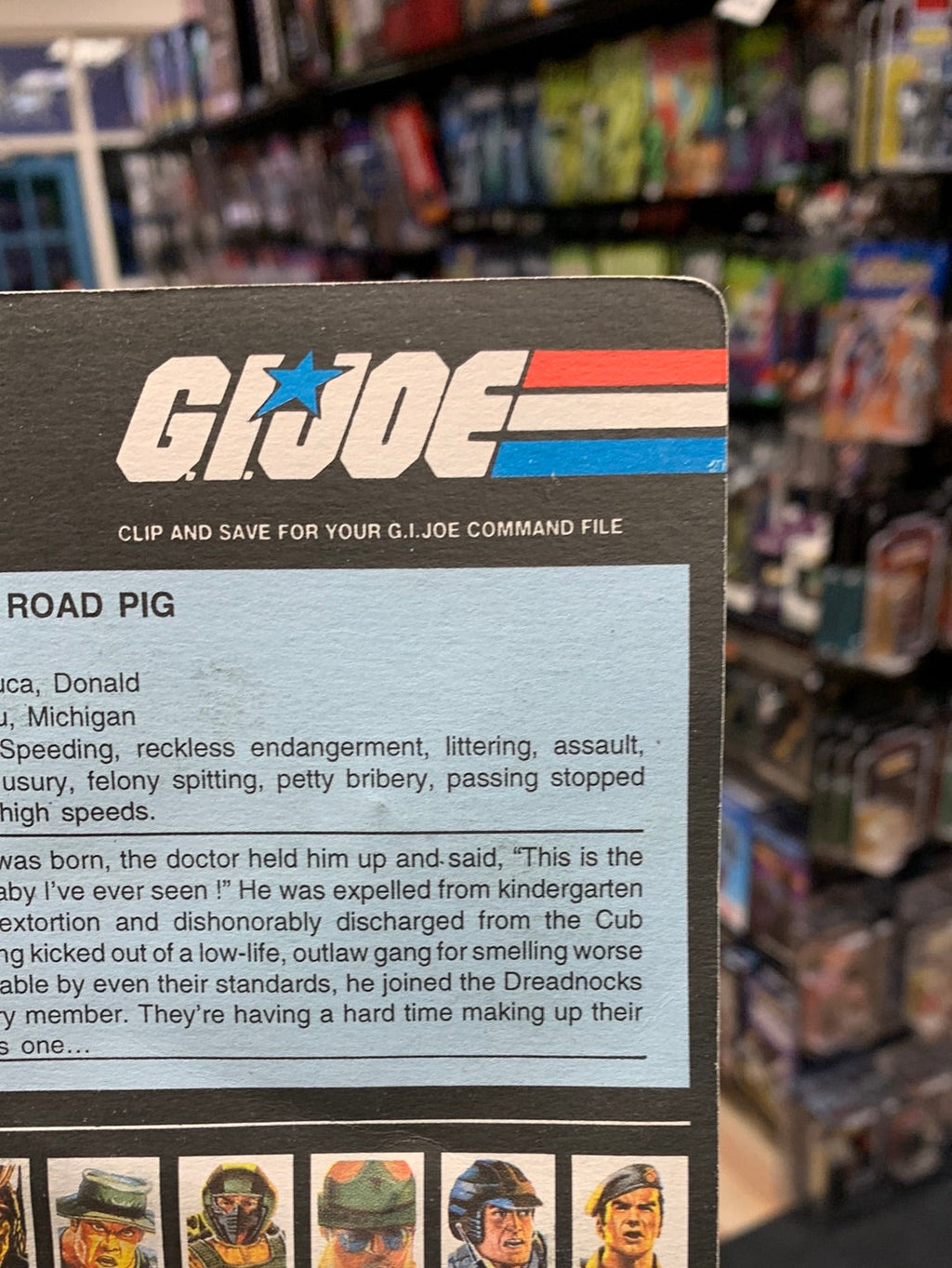 Dreadnok Road Pig (Vintage GI Joe, FunSkool India) Sealed product image 15, provided for visual reference and product detail