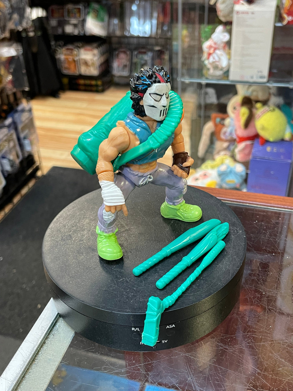 Casey Jones 2454 (TMNT Ninja Turtles, Playmates) **COMPLETE** product image 2, provided for visual reference and product