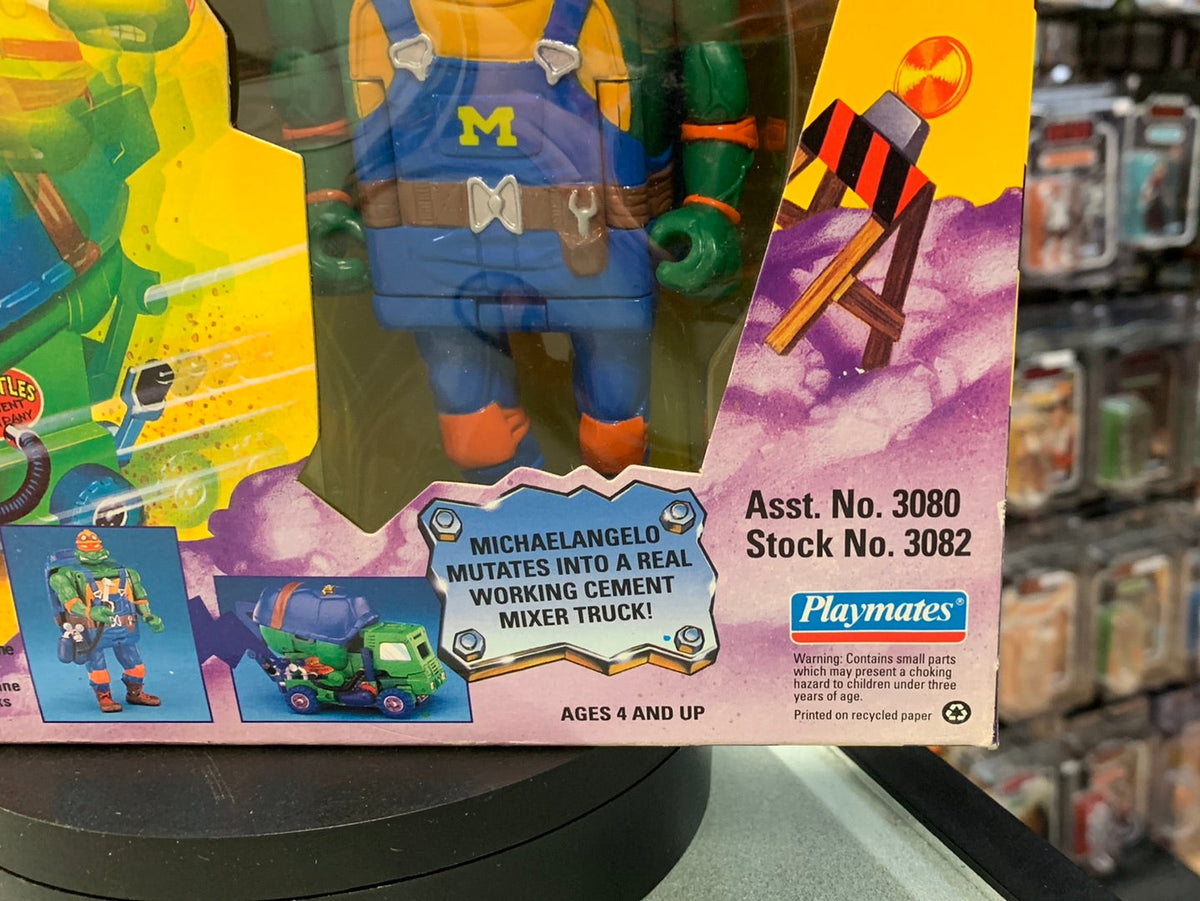 Mighty Mutations Michaelangelo 0092 (Vintage TMNT Ninja Turtles, Playmates) Sealed product image 4, provided for visual