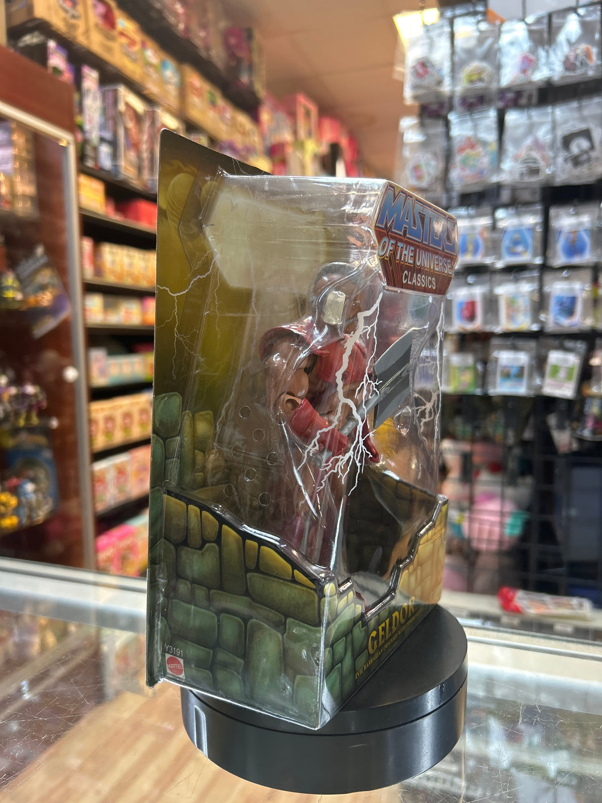 Geldor (Mattel, Classics, MOTU) **SEALED** product image 2, provided for visual reference and product detail review