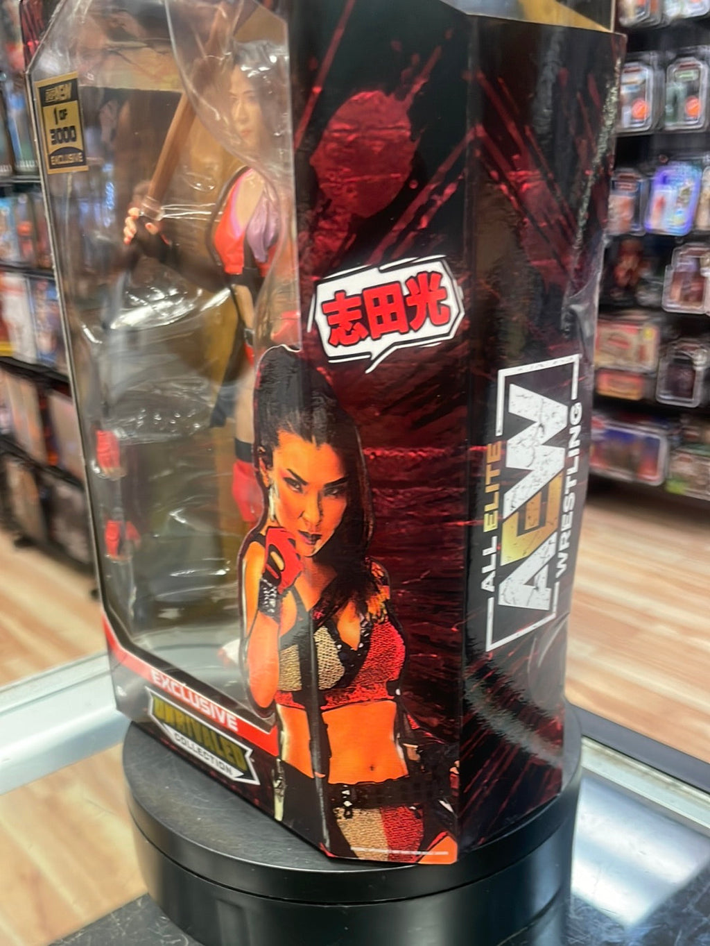 Shida Chase 1 of 3000 (Jazwares, AEW All Elite Wrestling) product image 13, provided for visual reference and product detail