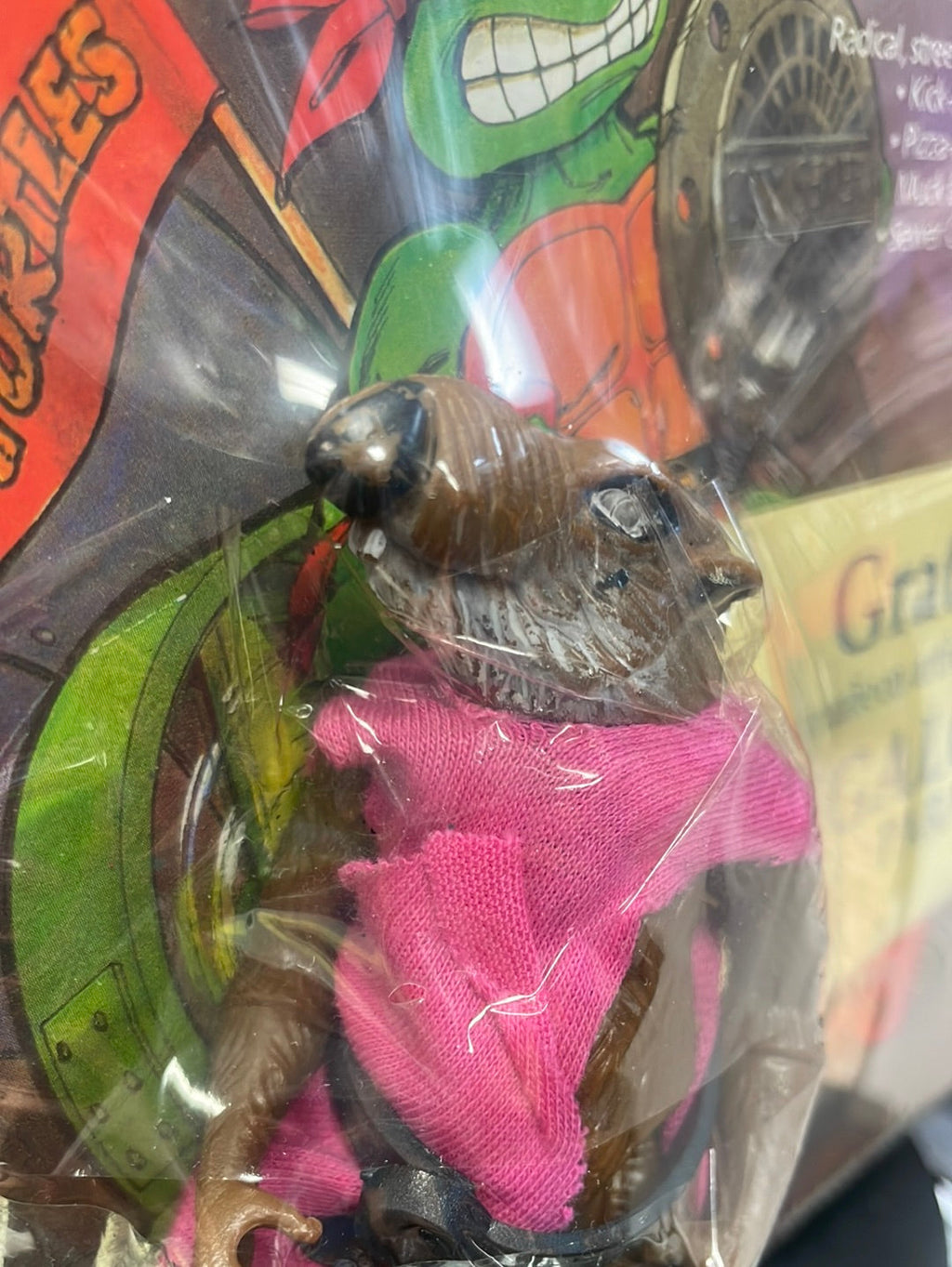 Argentinian Cheapskate with Splinter (Vintage TMNT Ninja Turtles, Playmates) product image 9, provided for visual reference