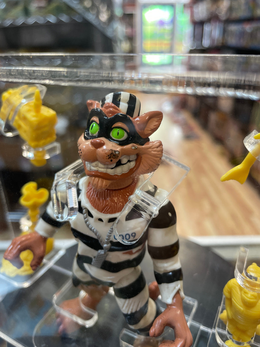1993 Scratch The Cat **CAS GRADED 70.5** (Teenage Ninja Turtles, Playmates Toys) LOOSE product image 3, provided for visual