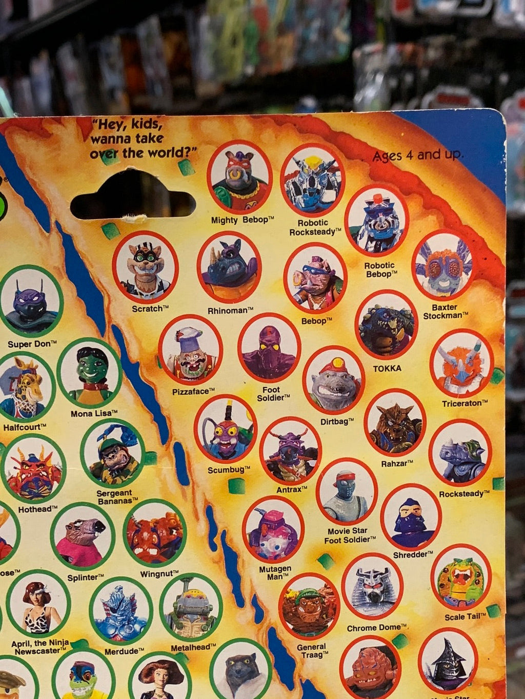 Sewer Heroes Super Mike 0091 (Vintage TMNT Ninja Turtles, Playmates) Sealed product image 12, provided for visual reference