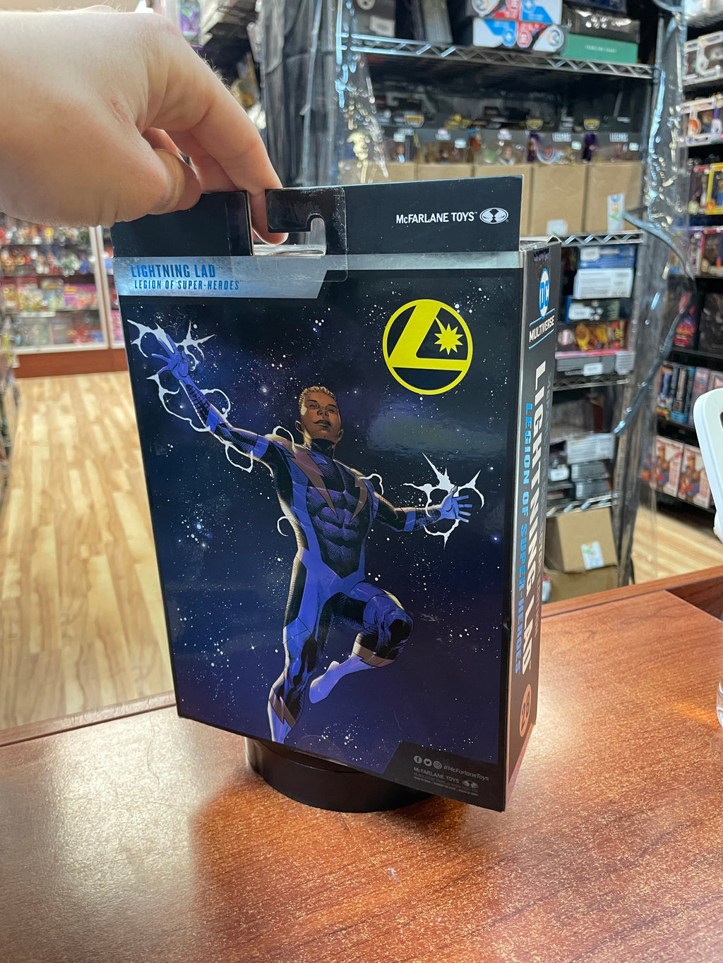 Lightning Lad -Collectors- (McFarlane, DC Multiverse) **SEALED** product image 3, provided for visual reference and product