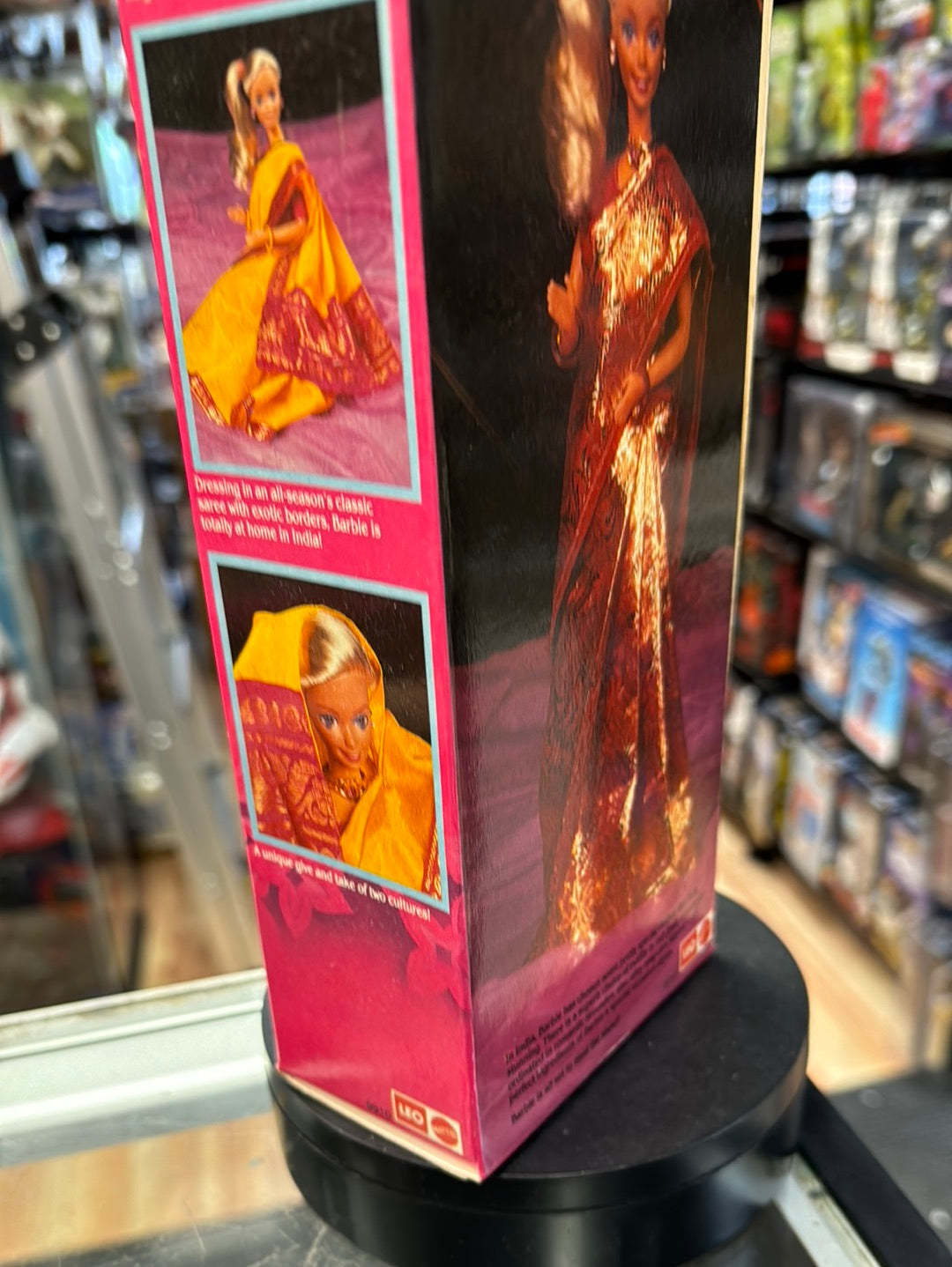 Gold Dress Barbie In India 9910 (Vintage Barbie, Leo Mattel) product image 12, provided for visual reference and product